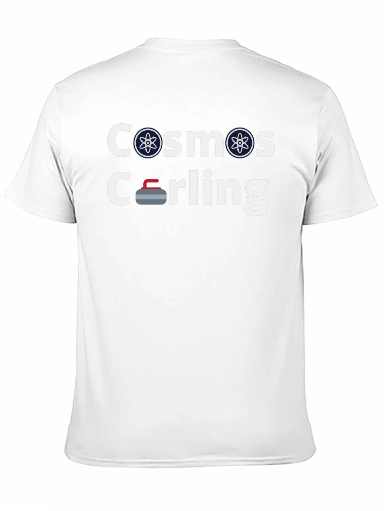 Cosmos Curling Graphic T-Shirt Novelty Design