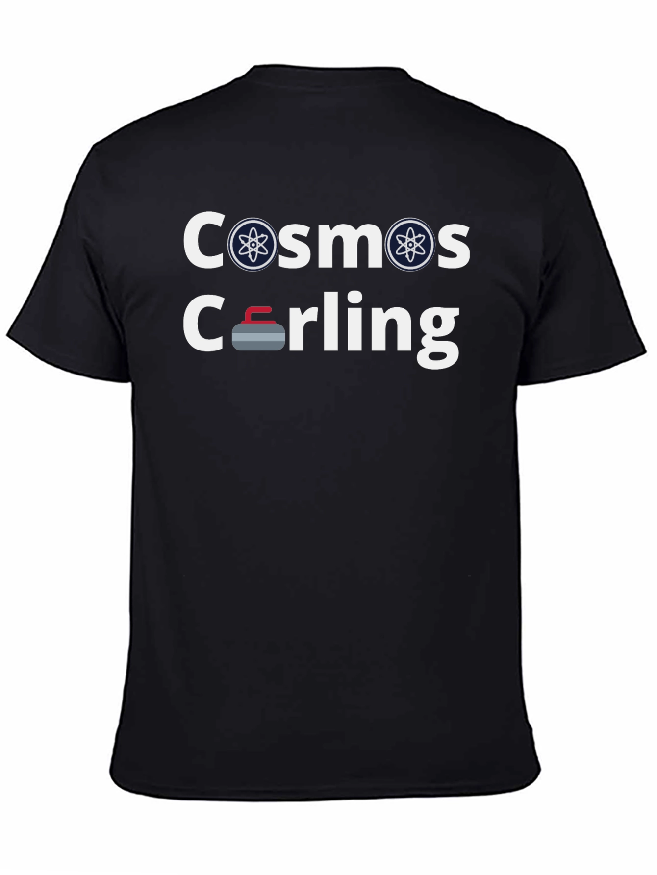 Cosmos Curling Graphic T-Shirt Novelty Design