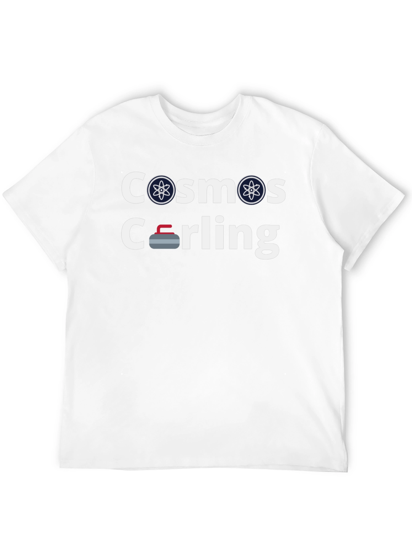 Cosmos Curling Graphic T-Shirt Novelty Design