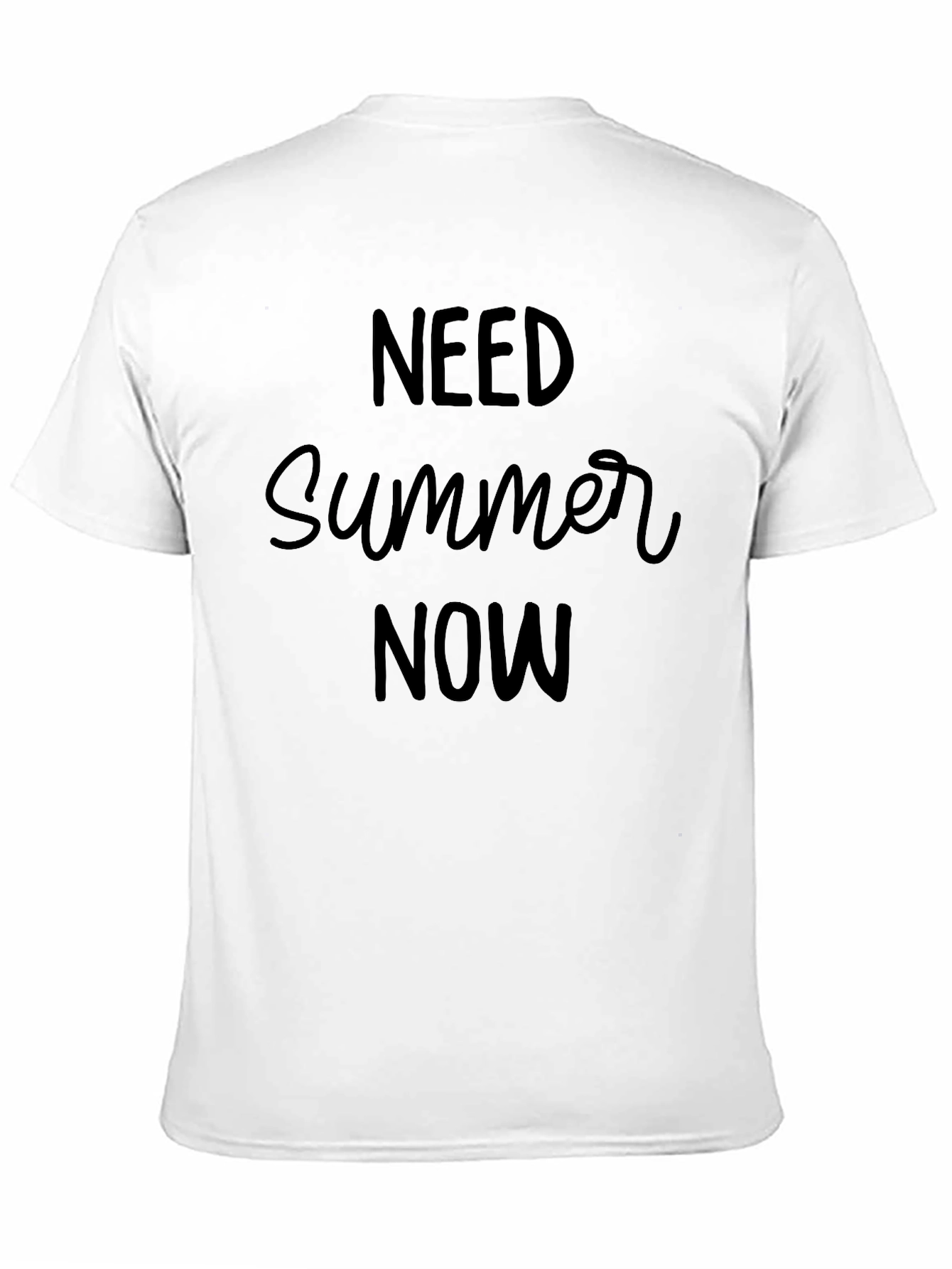 Need Summer Now Black Graphic T-Shirt
