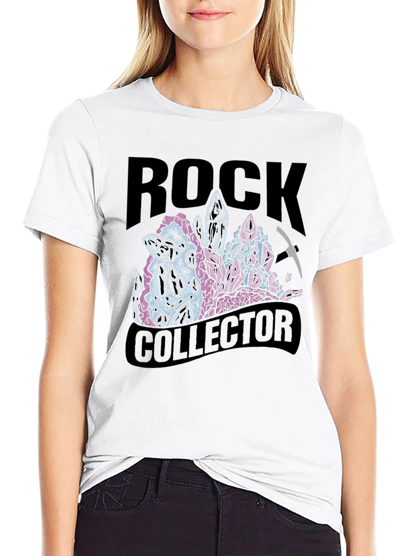 Rock Collector T-Shirt - Crystal Gemstone Design