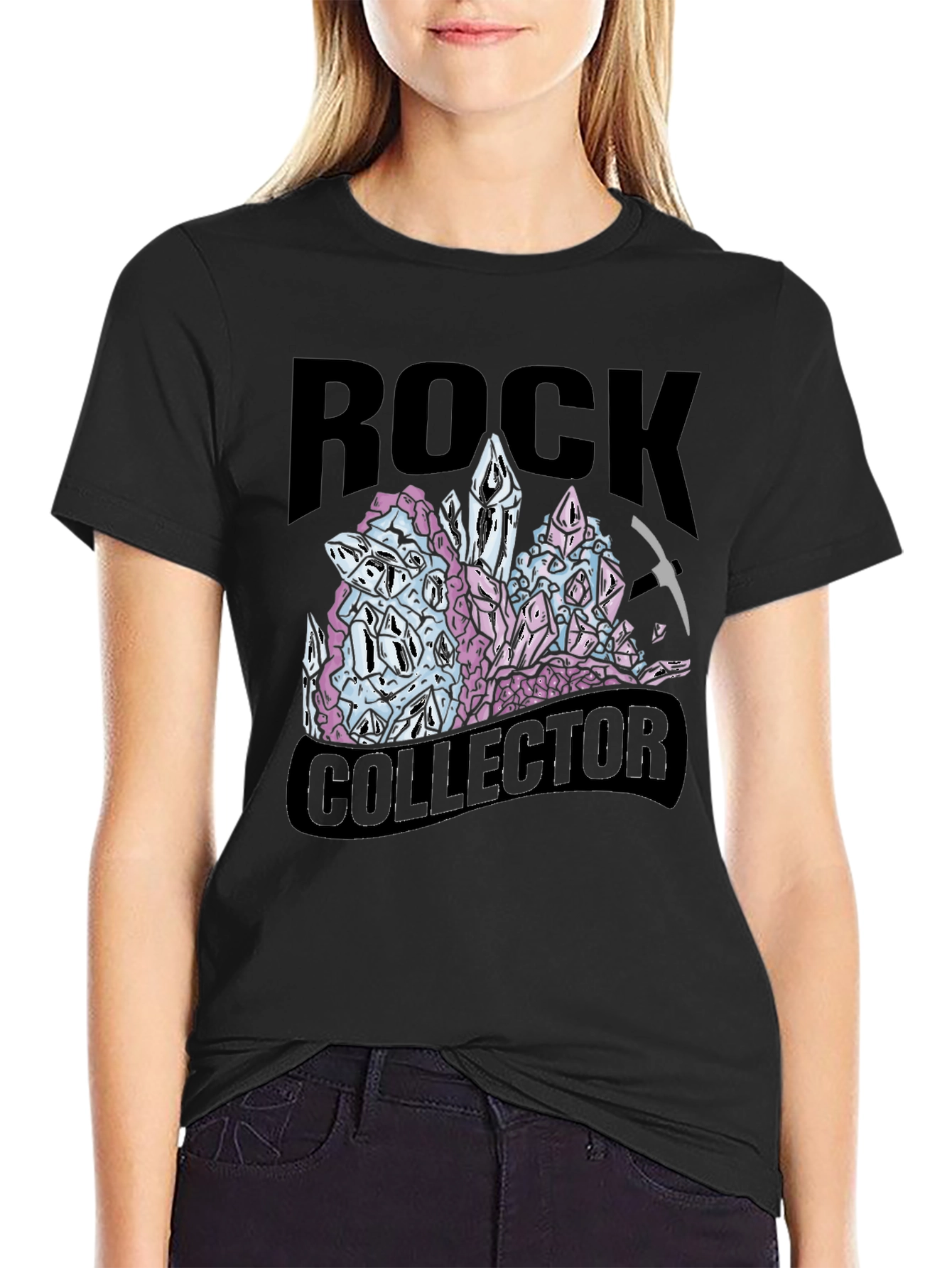 Rock Collector T-Shirt - Crystal Gemstone Design