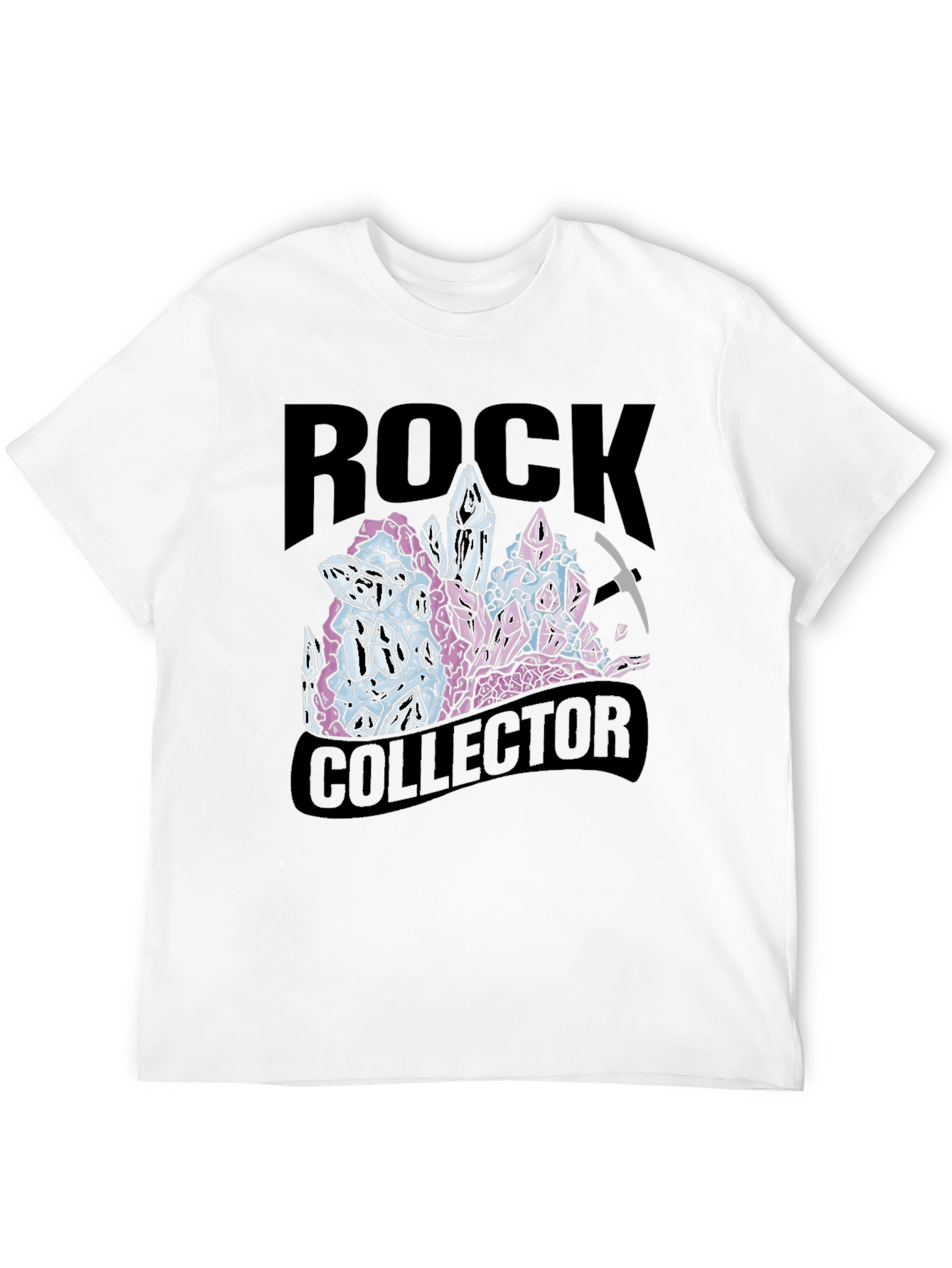 Rock Collector T-Shirt - Crystal Gemstone Design