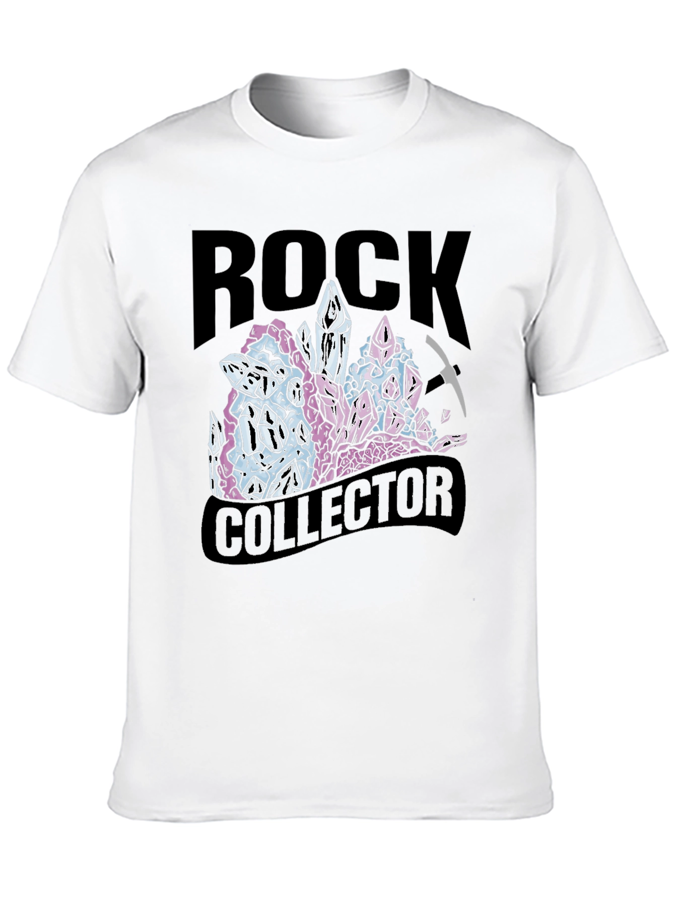 Rock Collector T-Shirt - Crystal Gemstone Design