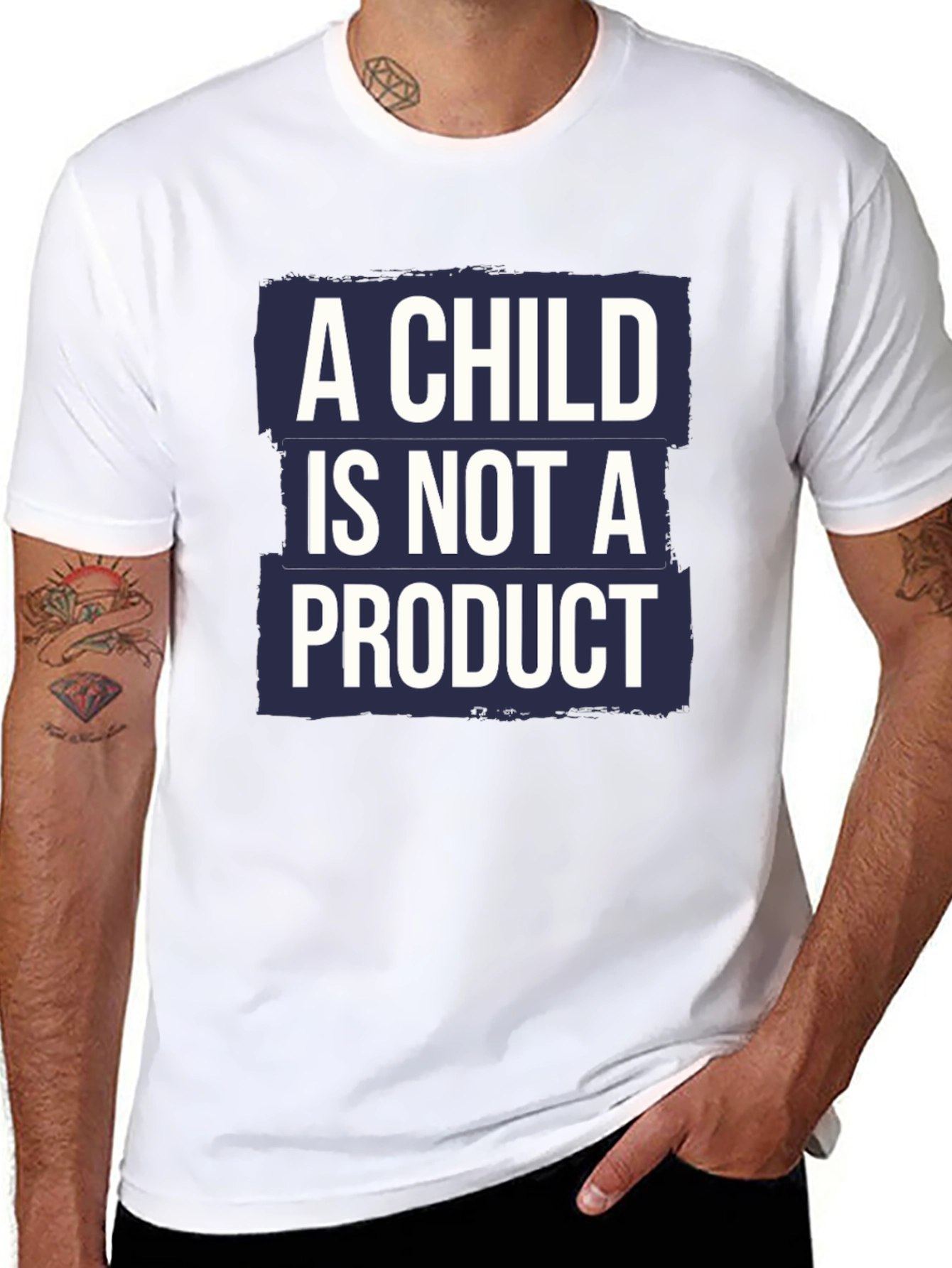 A Child is Not a Product Graphic T-Shirt