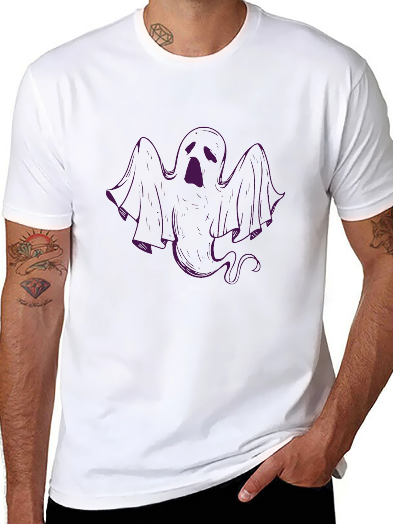 Ghost Graphic T-Shirt - Spooky Season