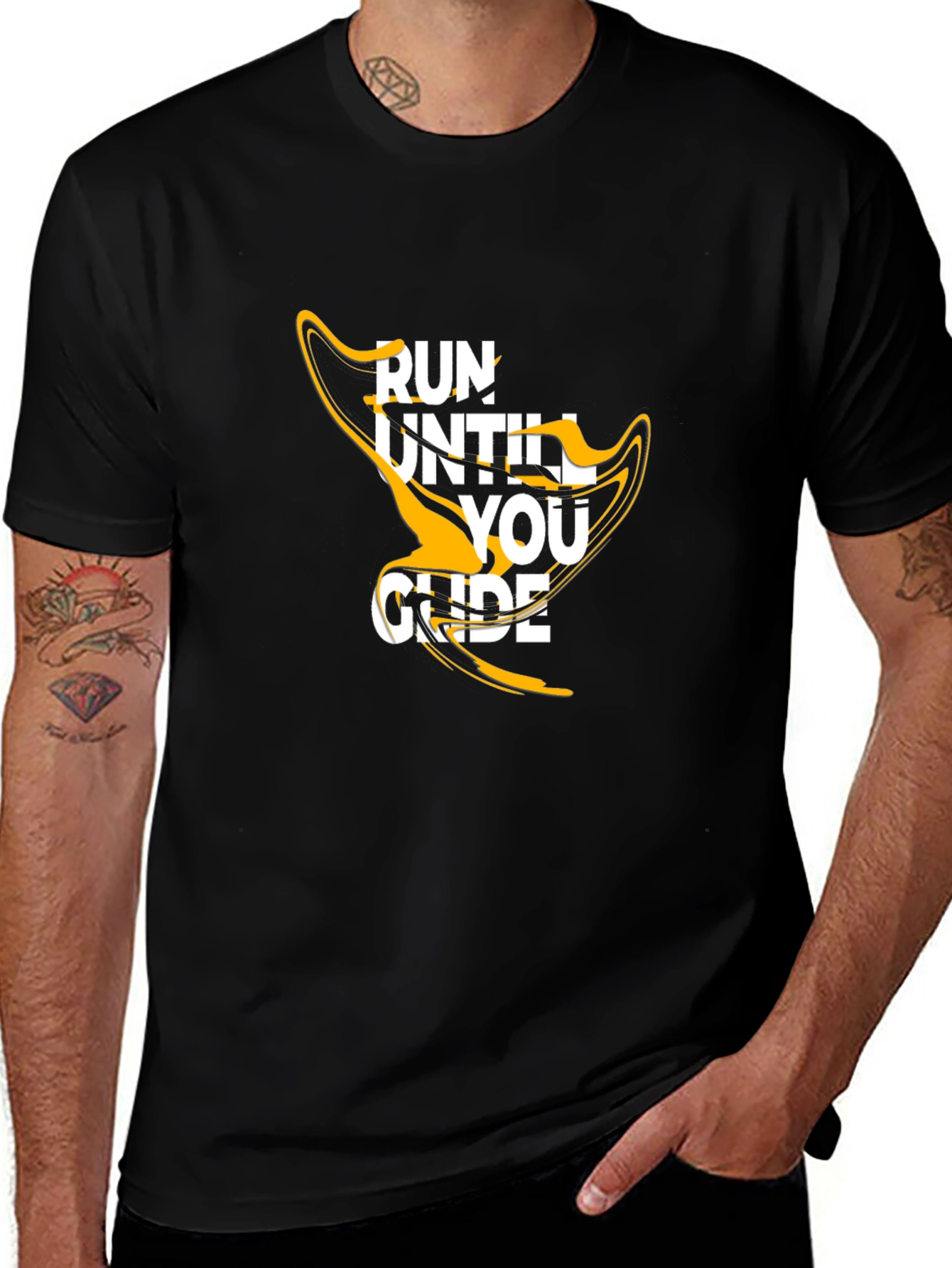 Run Until You Glide Graphic Tee