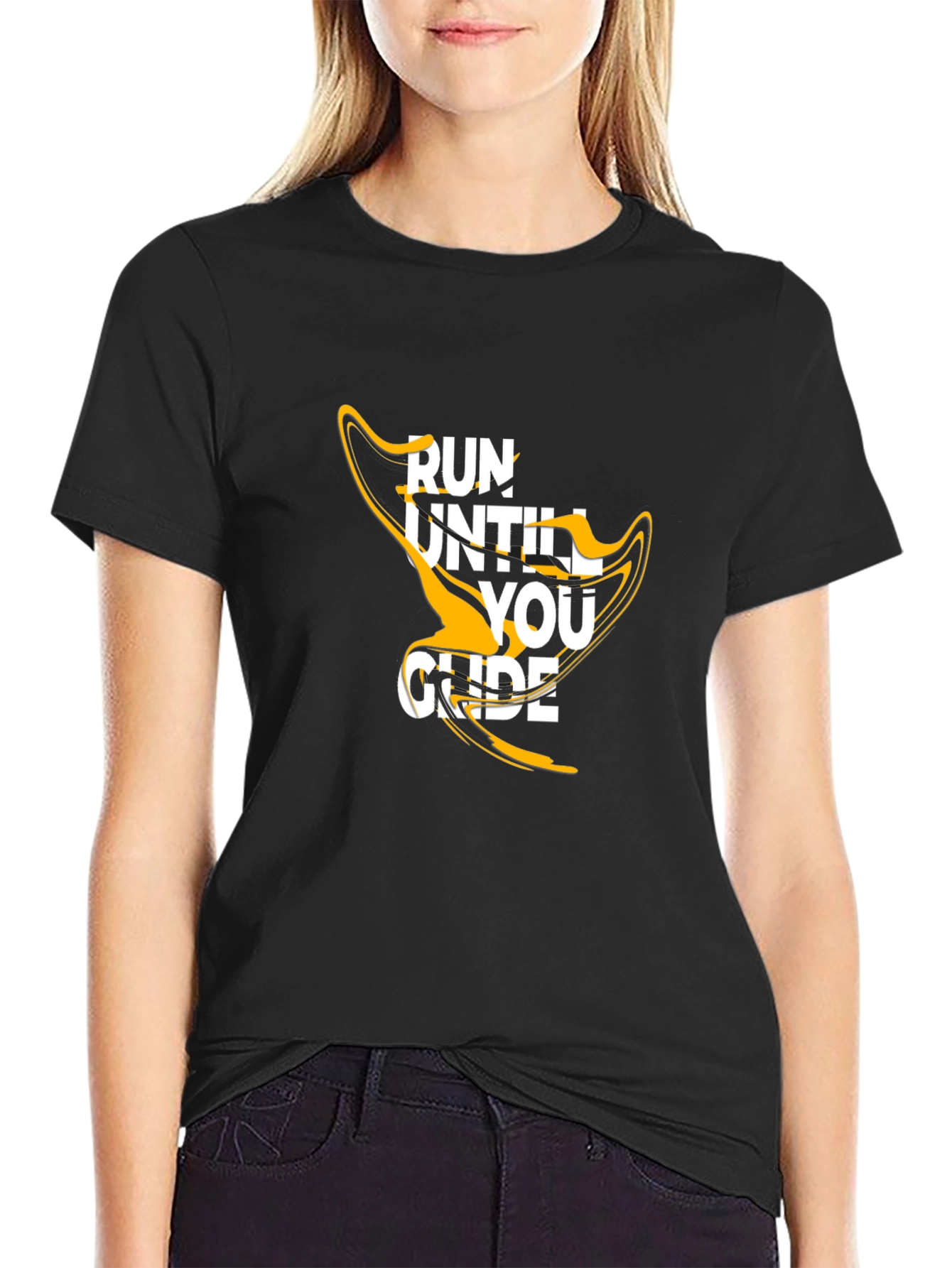 Run Until You Glide Graphic Tee