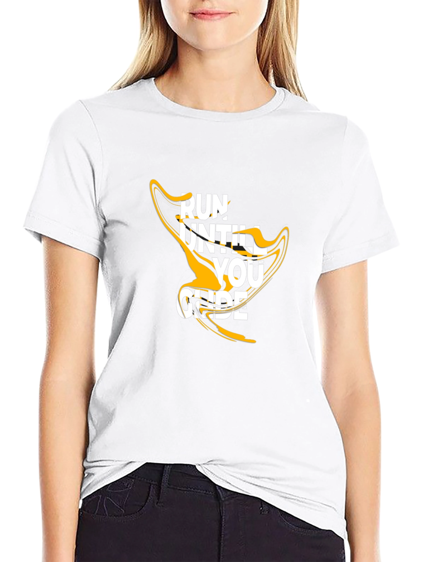 Run Until You Glide Graphic Tee