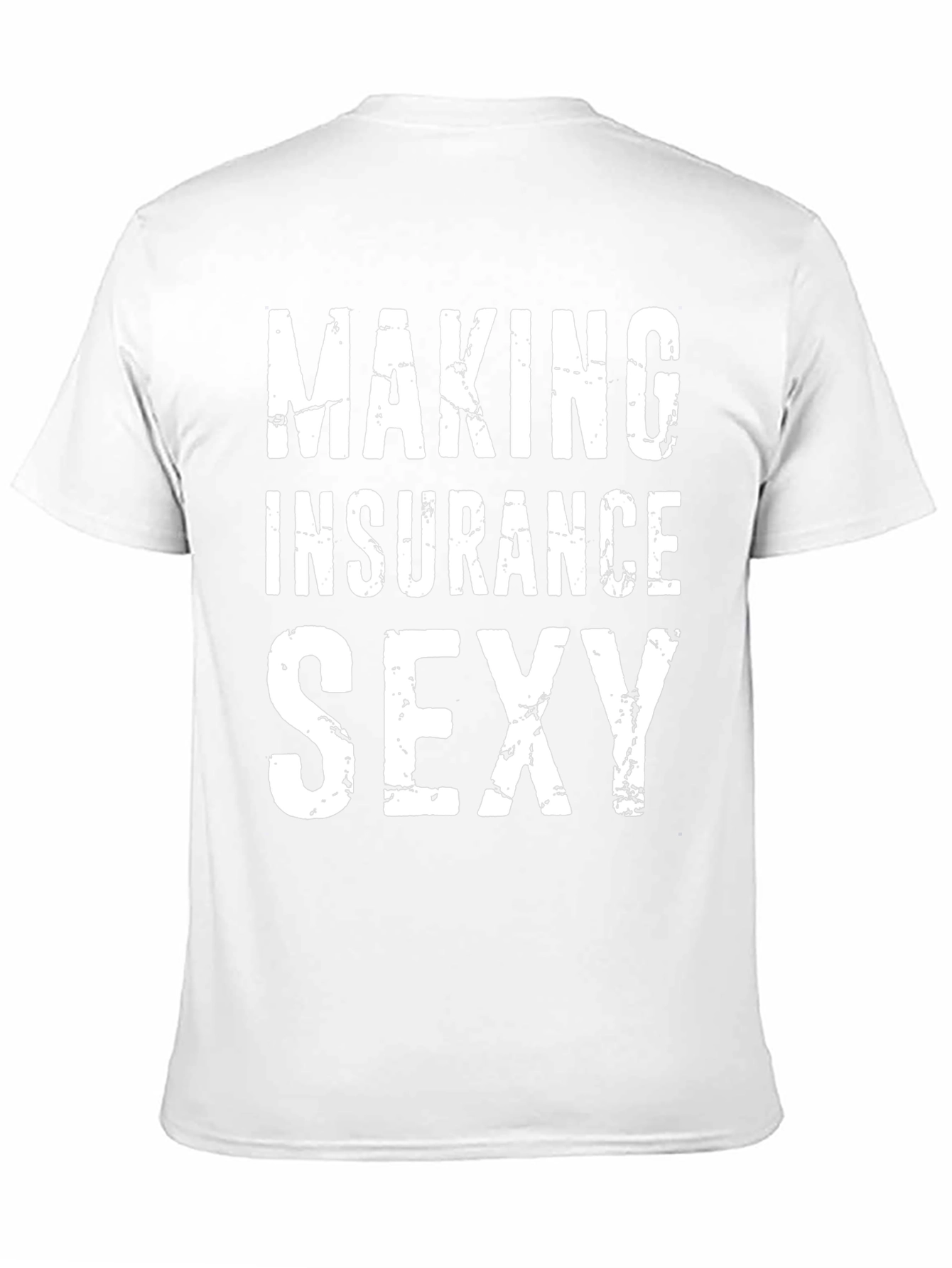 Making Insurance Sexy Black Graphic Tee