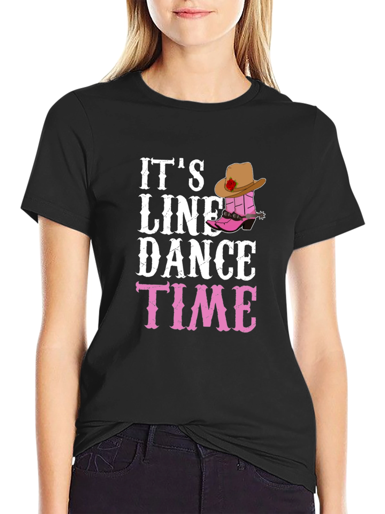 Its Line Dance Time T-Shirt
