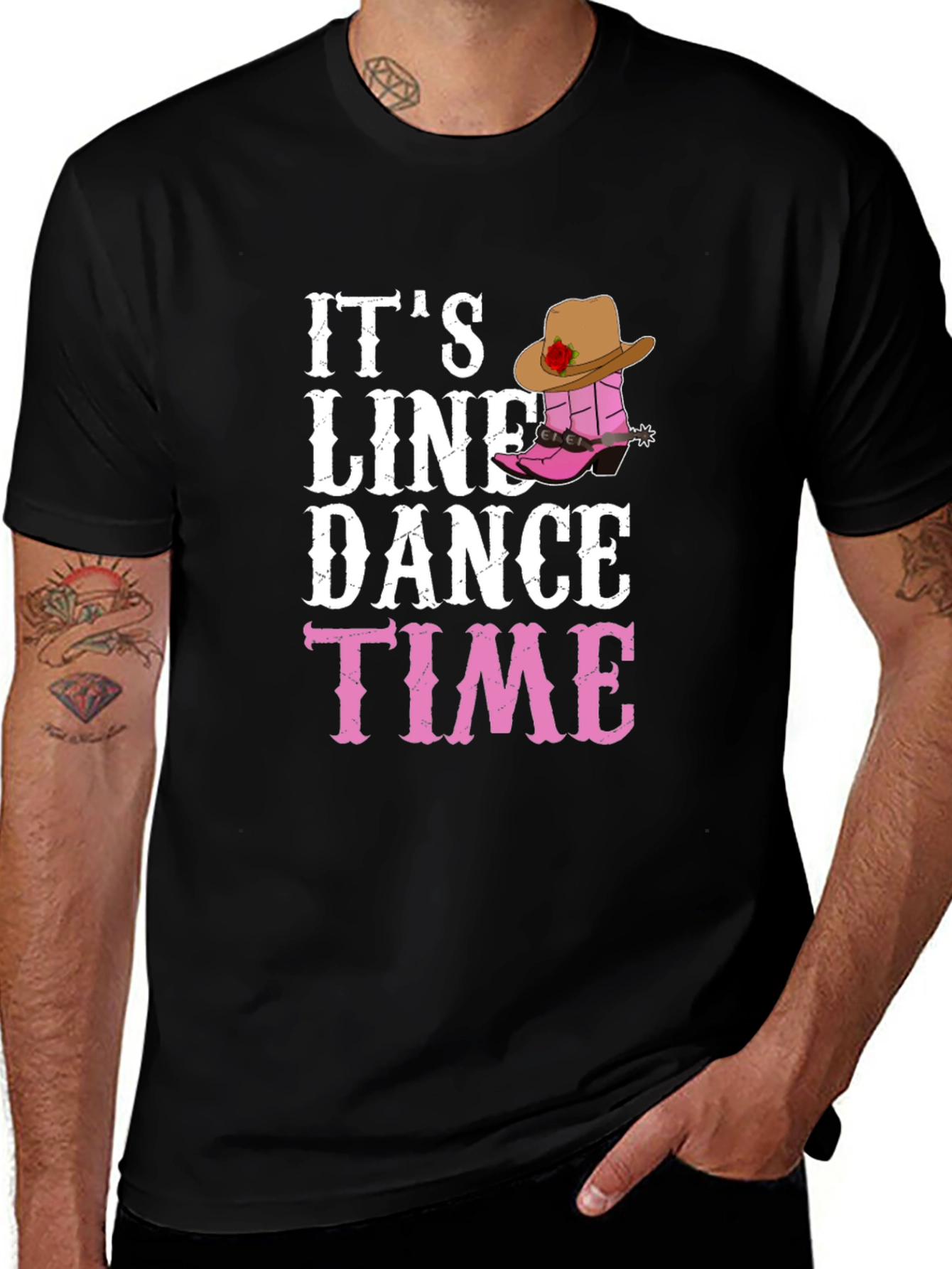 Its Line Dance Time T-Shirt