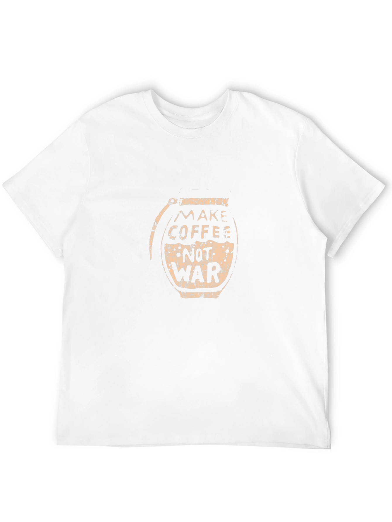 Coffee Not War T-Shirt - Mens Black Tee