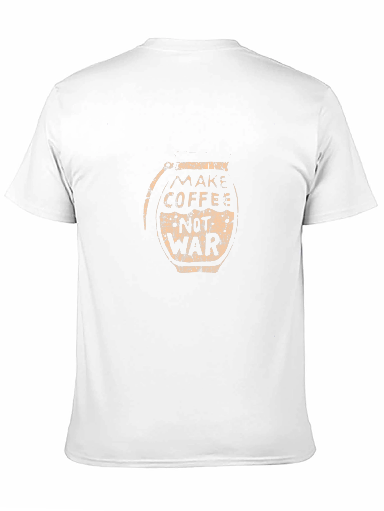 Coffee Not War T-Shirt - Mens Black Tee