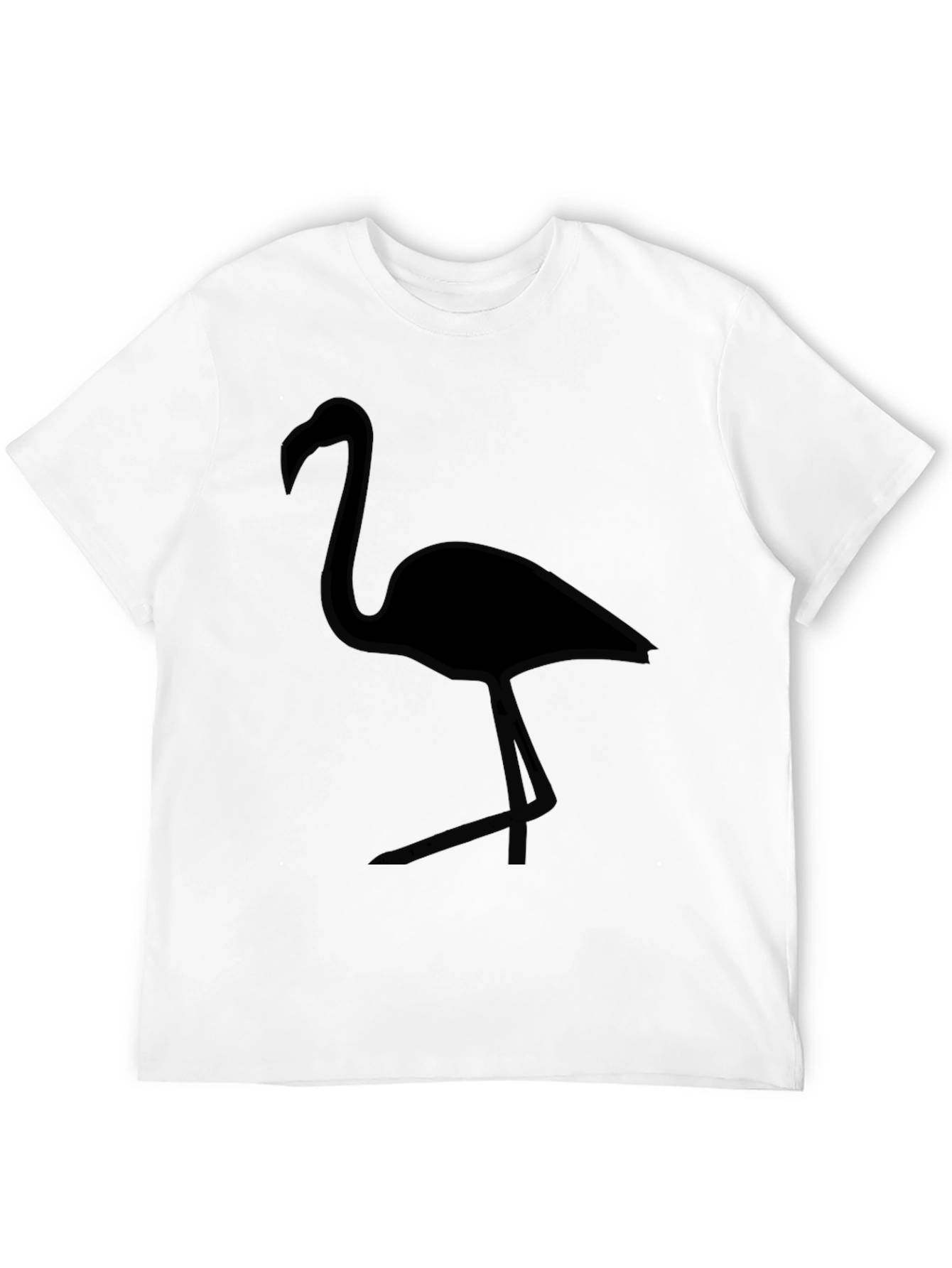 Black Flamingo Graphic Tee - Modern Casual Style