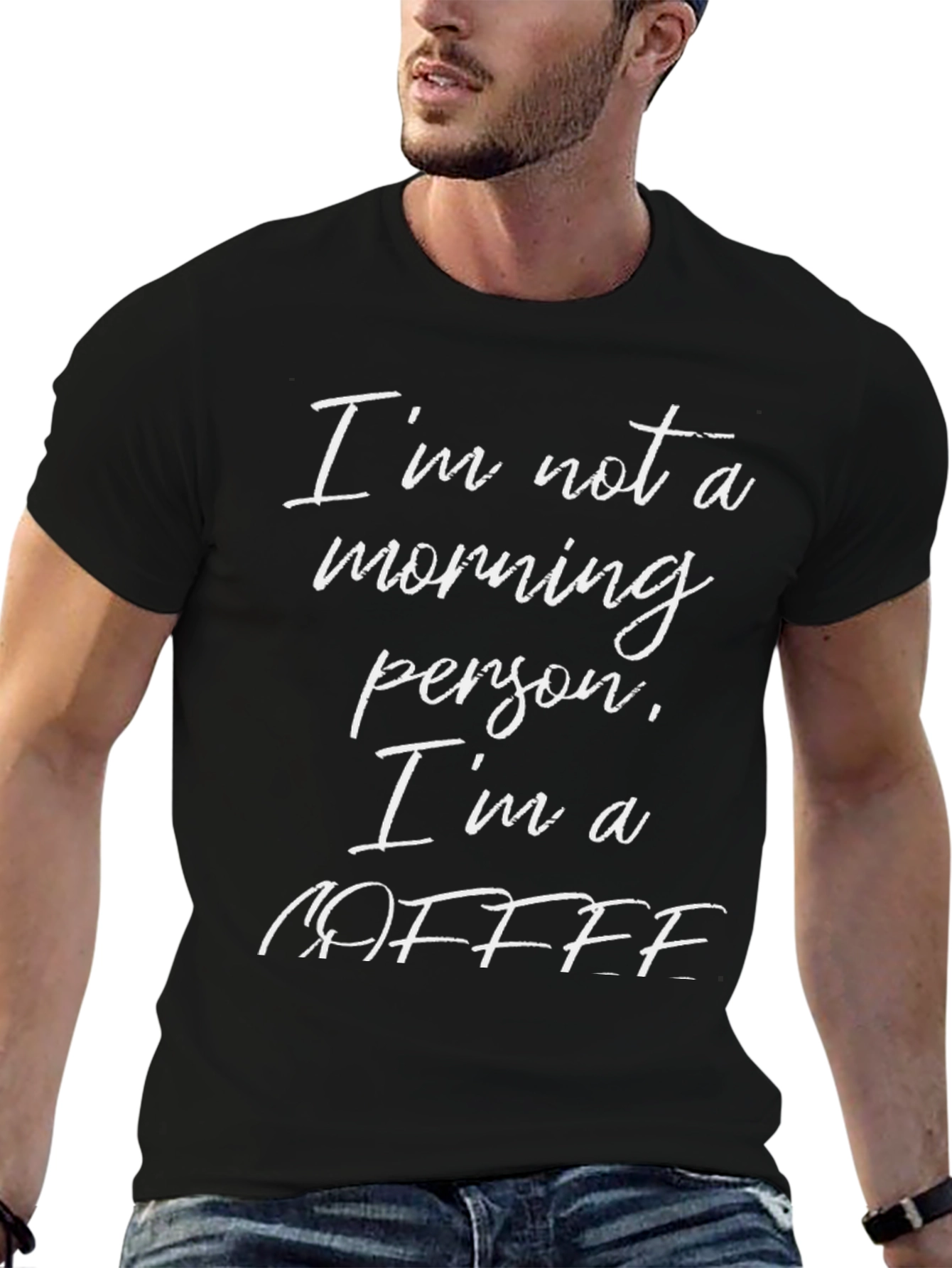 Funny Coffee T-Shirt - Not a Morning Person