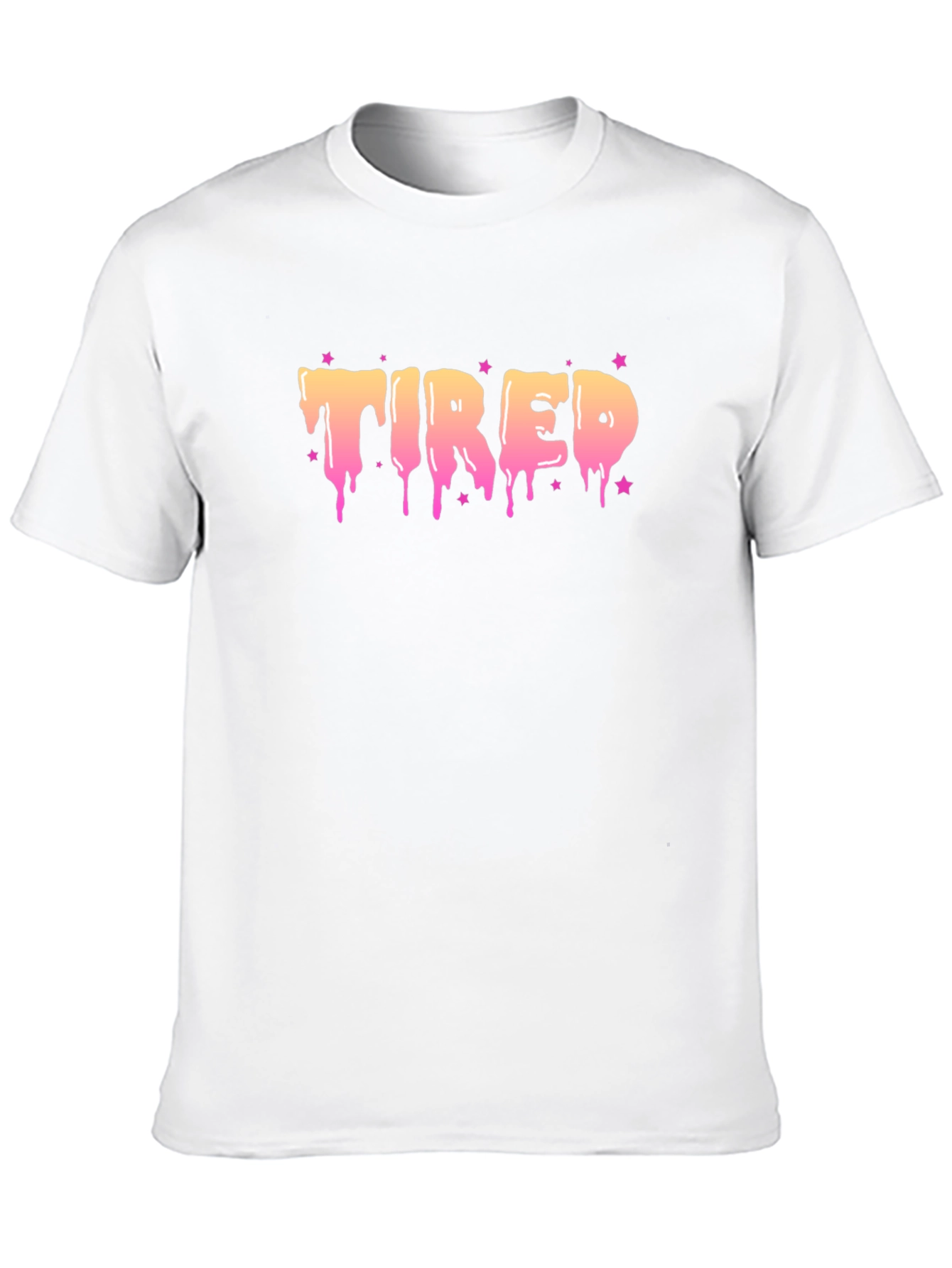 Tired Drip Graphic Black T-Shirt