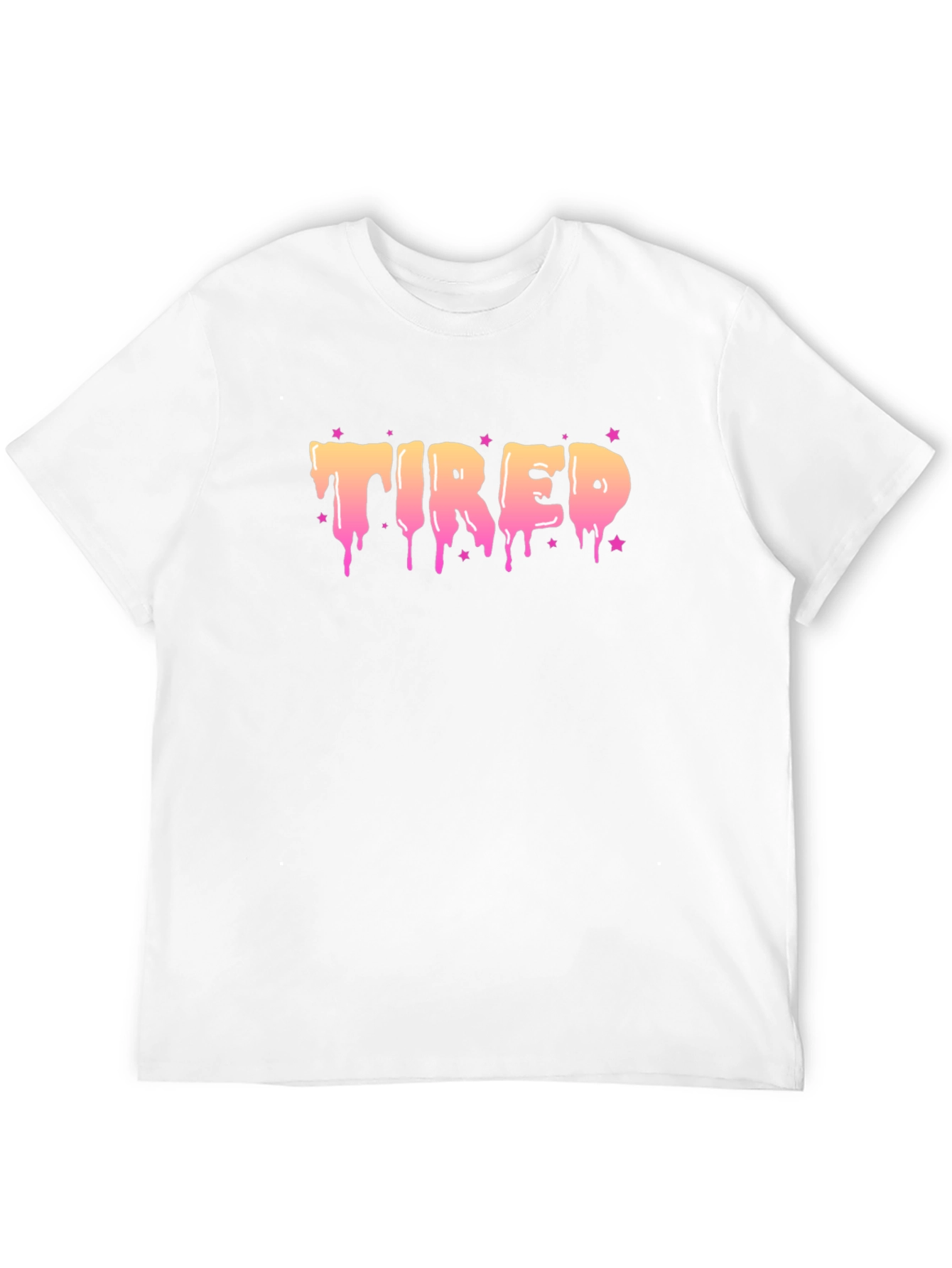Tired Drip Graphic Black T-Shirt