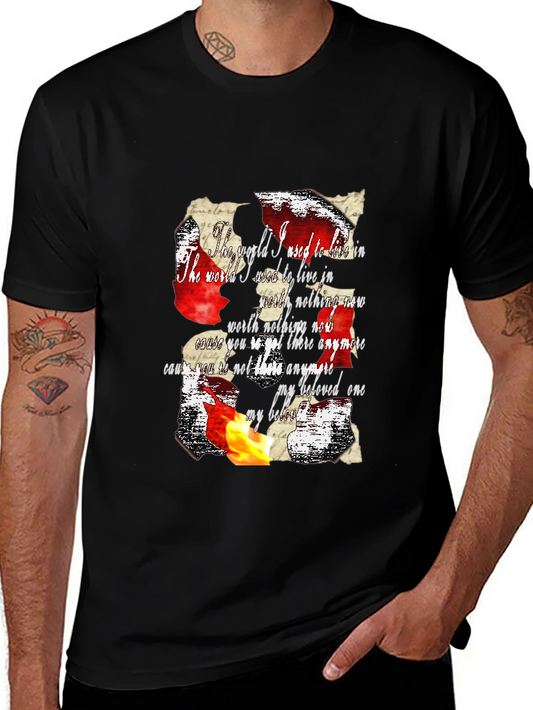 Poetry Graphic Tee - The World I Used To Live In