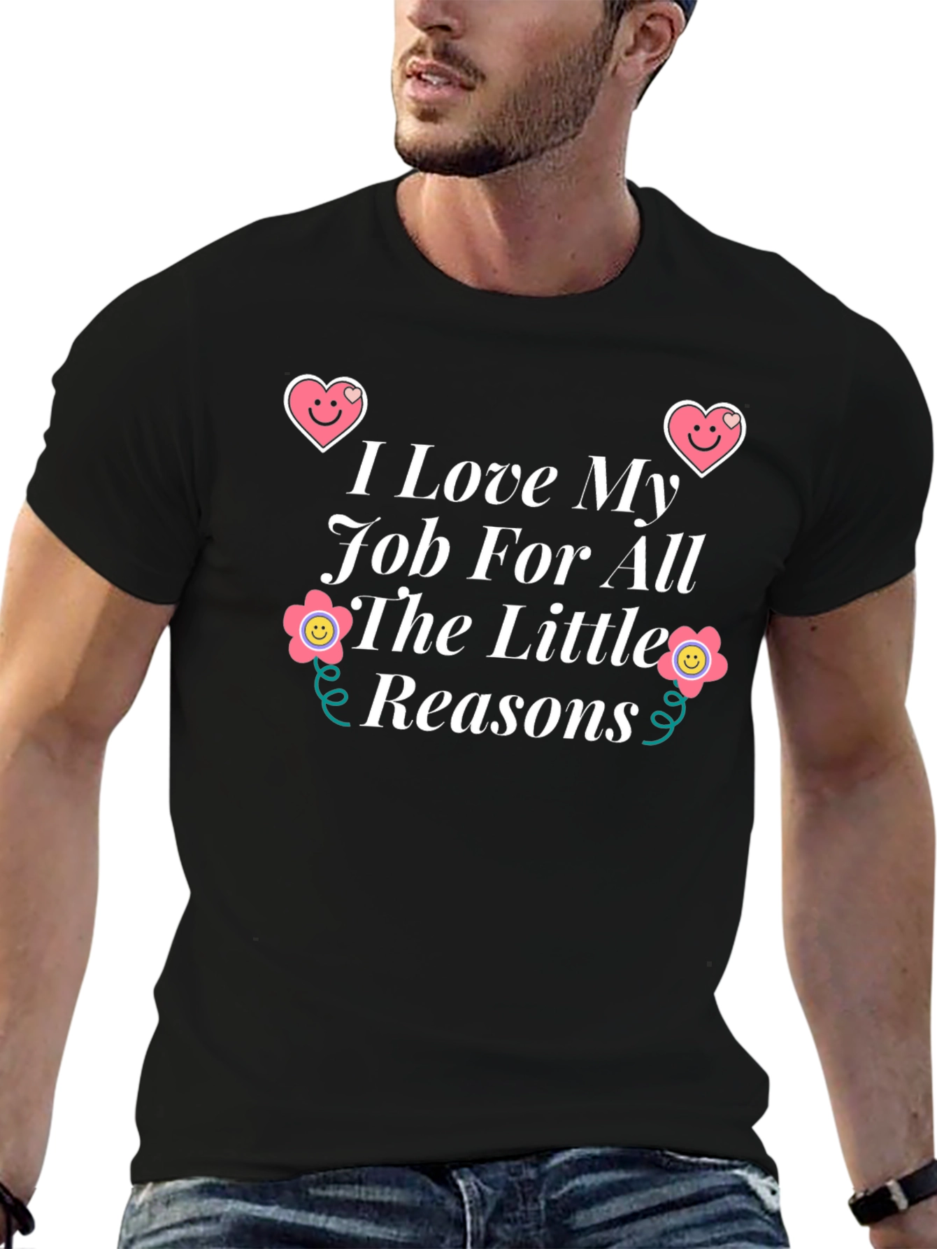 I Love My Job Graphic Tee