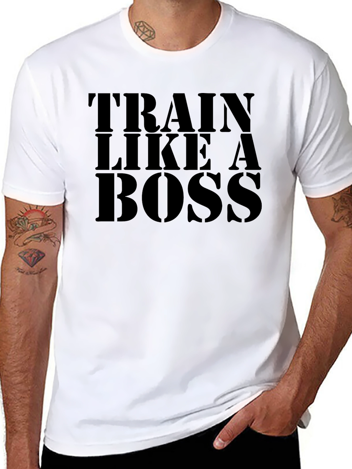 Train Like a Boss Graphic T-Shirt - Mens