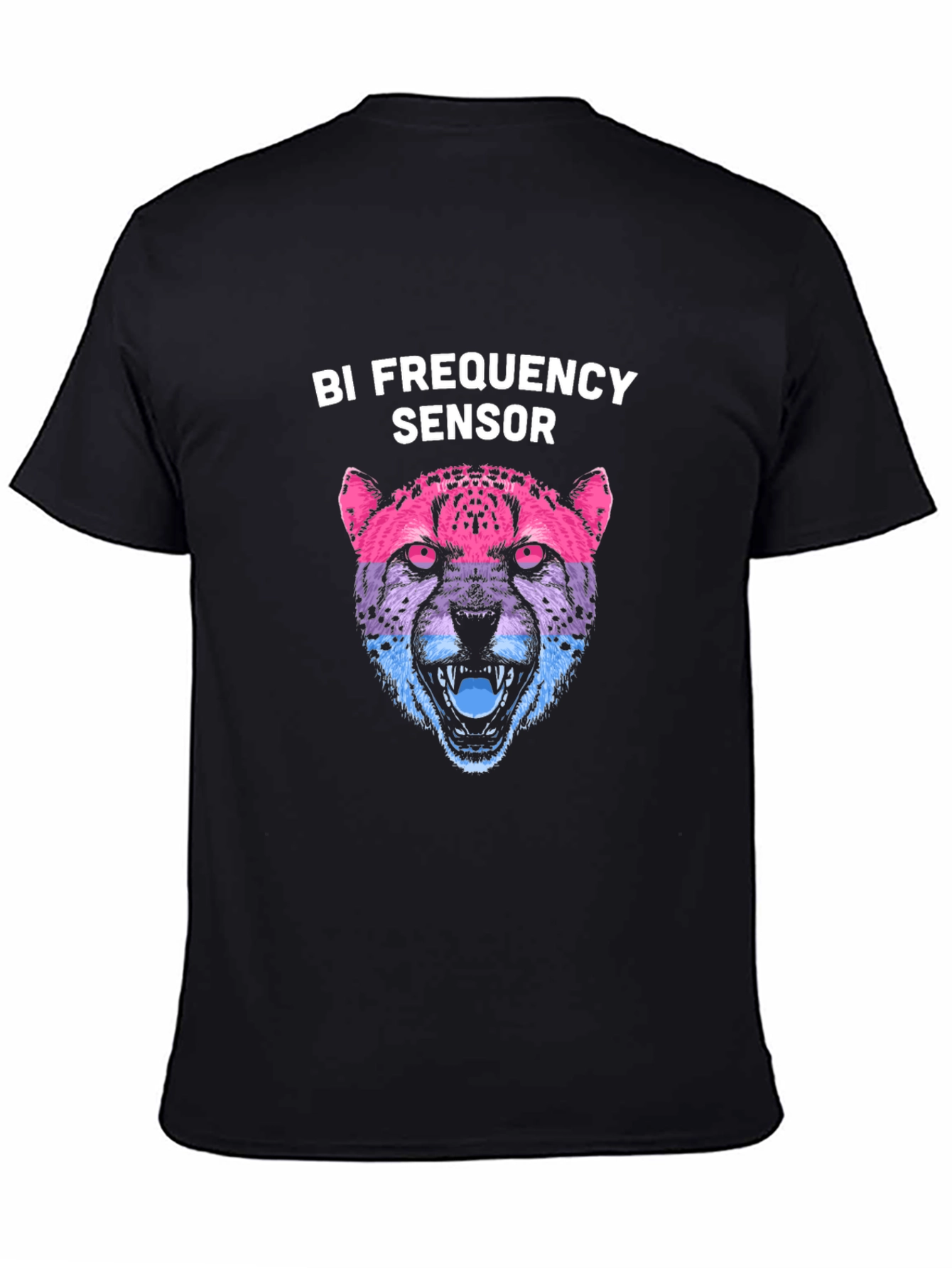 Bi Frequency Sensor Cheetah Graphic T-Shirt