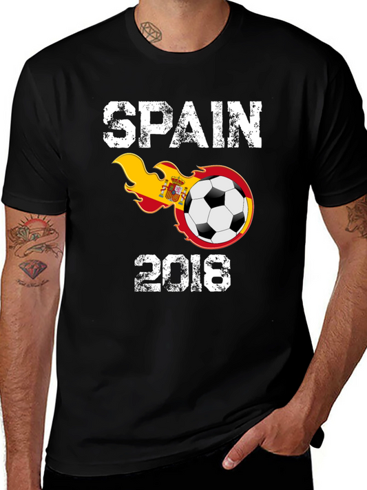 Spain Soccer 2018 Graphic T-Shirt