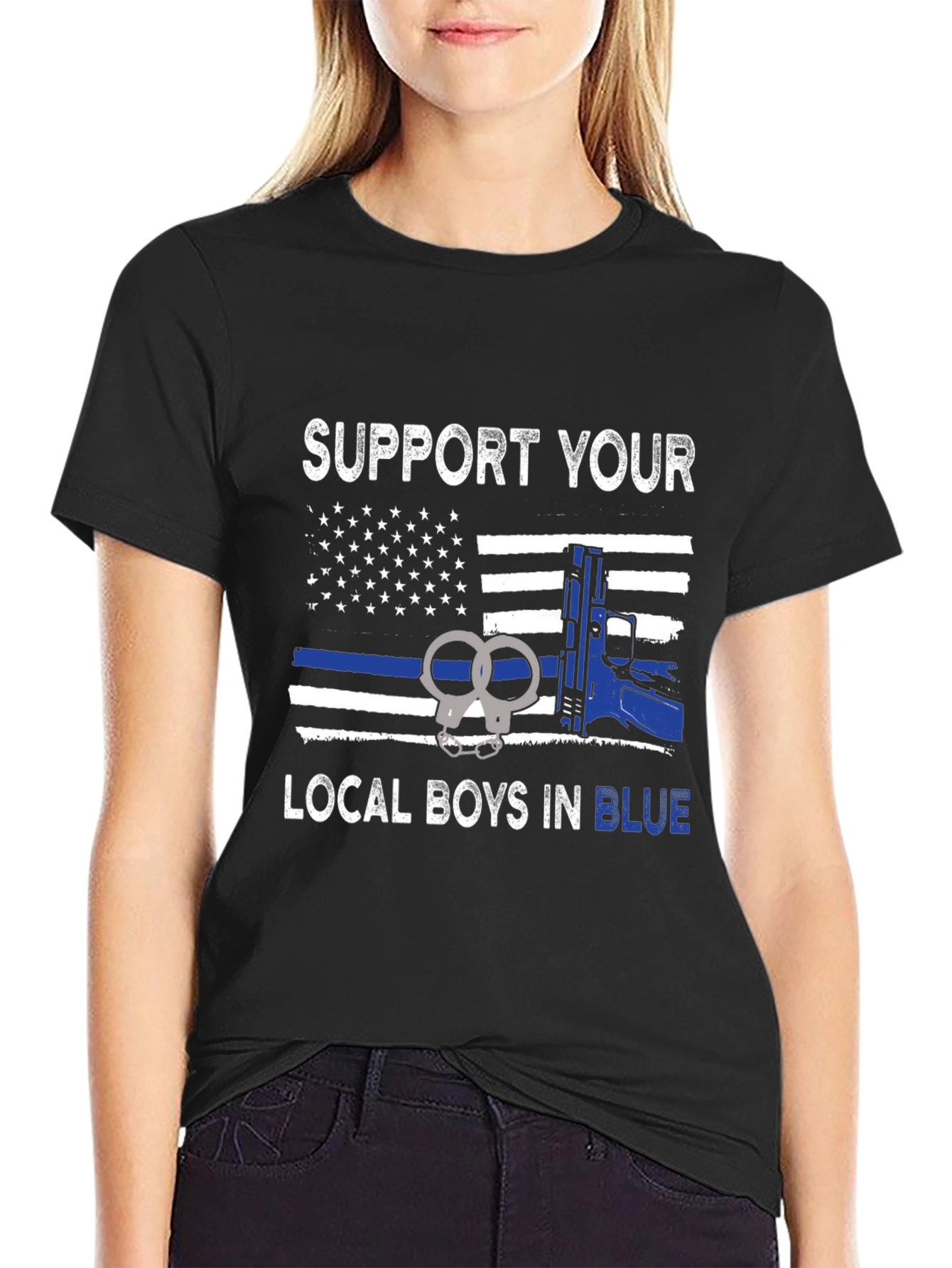 Support Local Boys in Blue T-Shirt