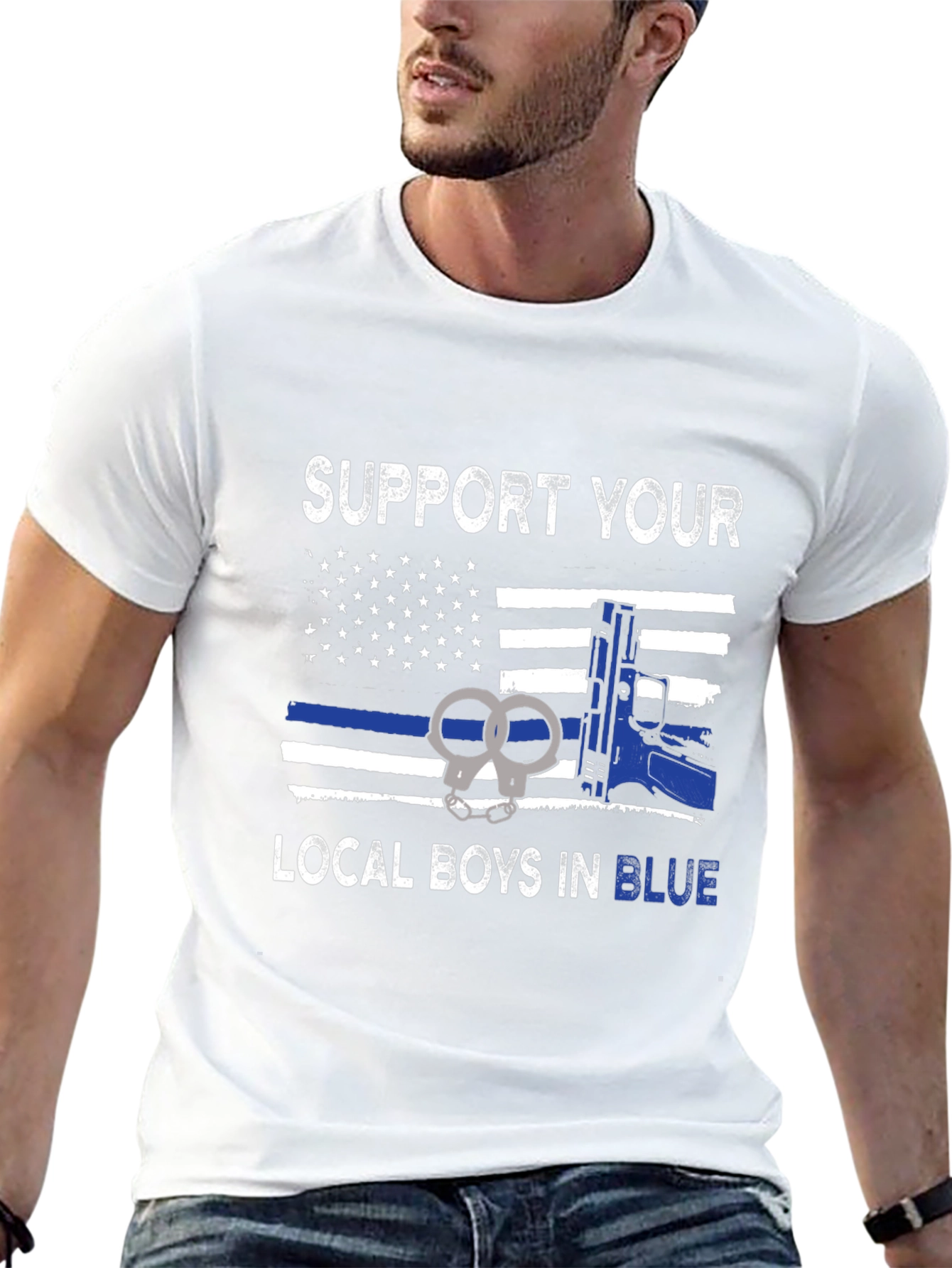 Support Local Boys in Blue T-Shirt