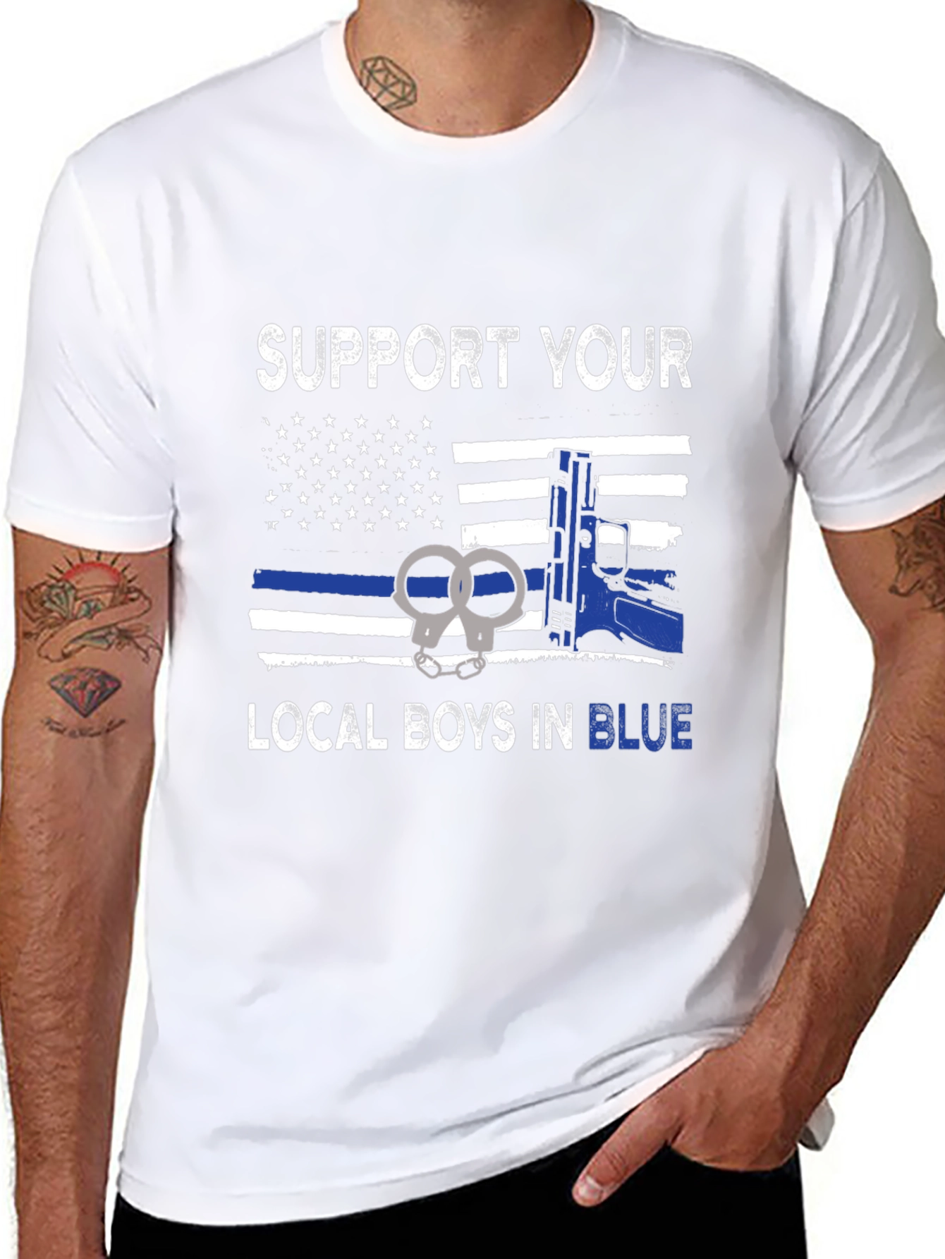 Support Local Boys in Blue T-Shirt