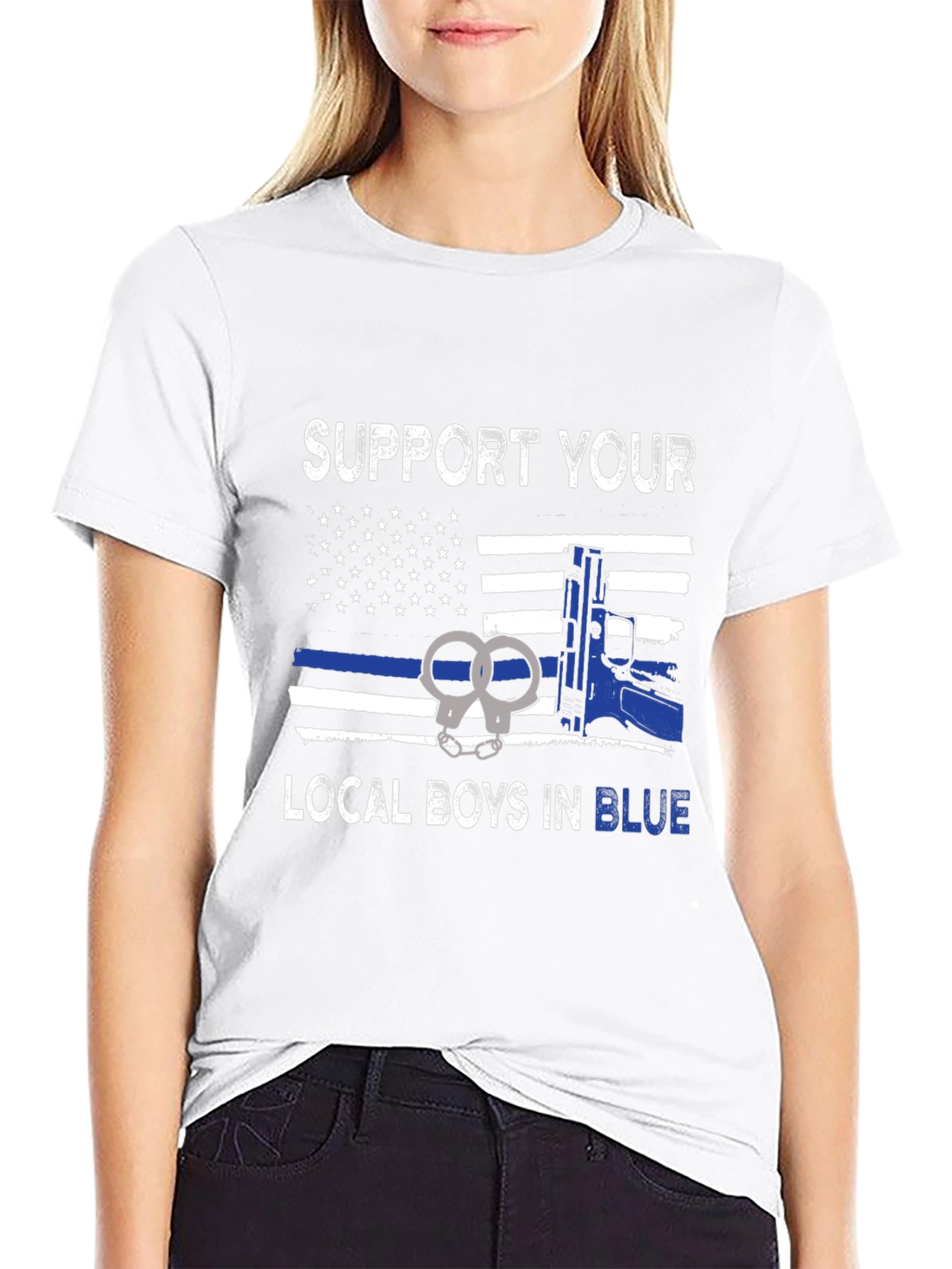 Support Local Boys in Blue T-Shirt