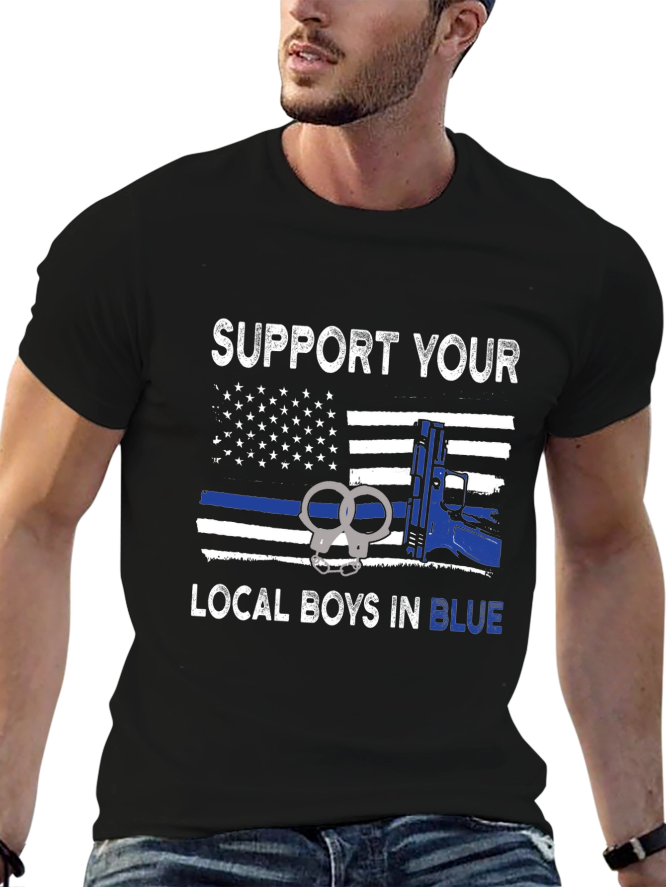 Support Local Boys in Blue T-Shirt