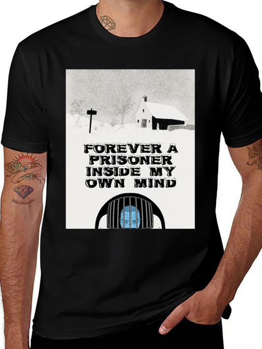 Prisoner of My Own Mind Black Graphic T-Shirt