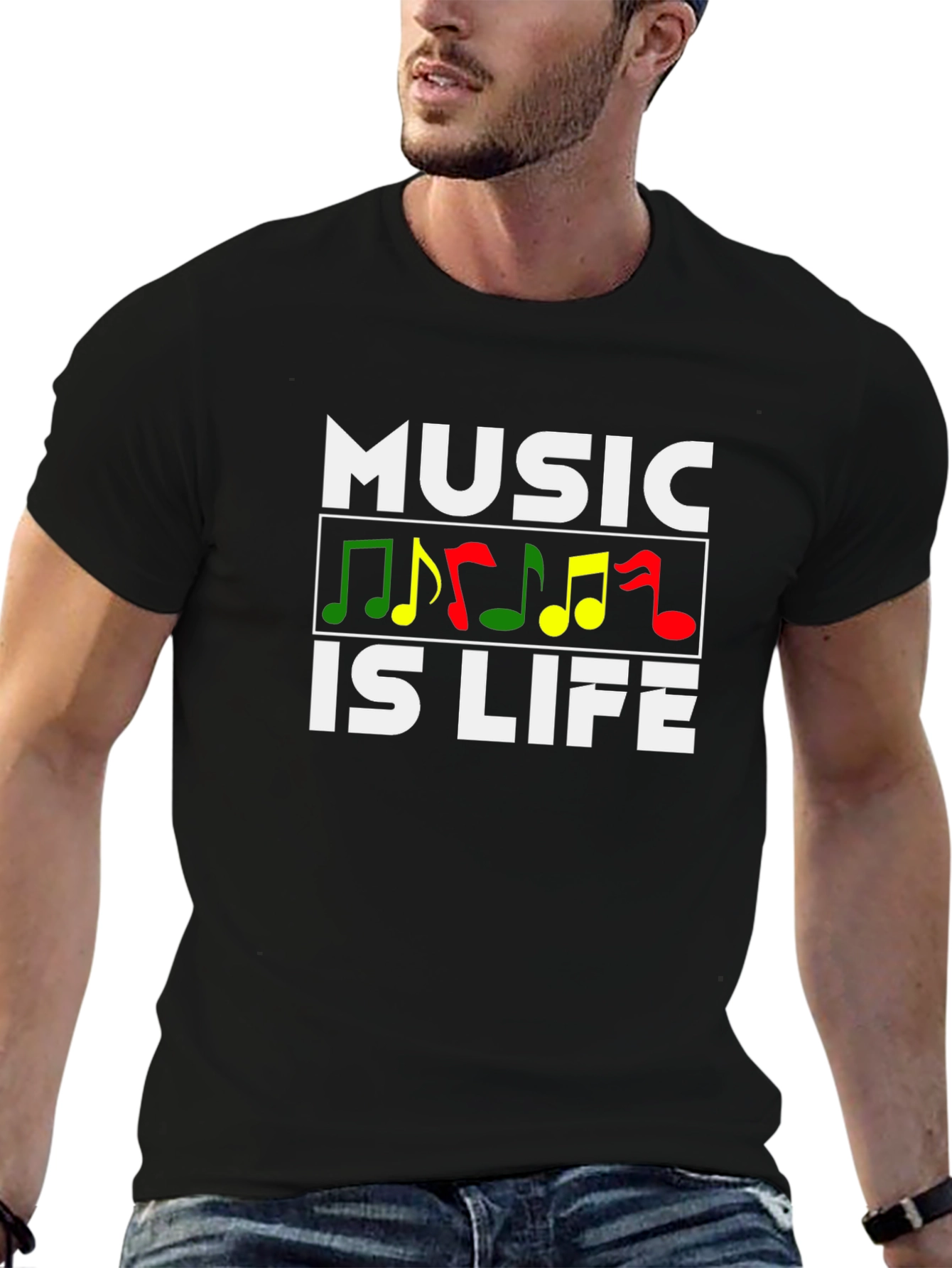 Music is Life Graphic Tee