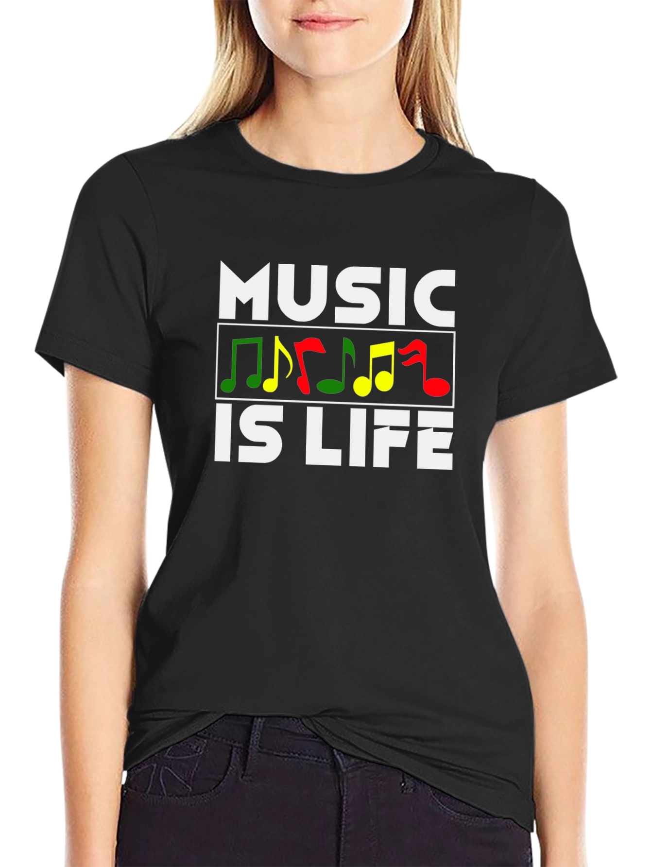Music is Life Graphic Tee