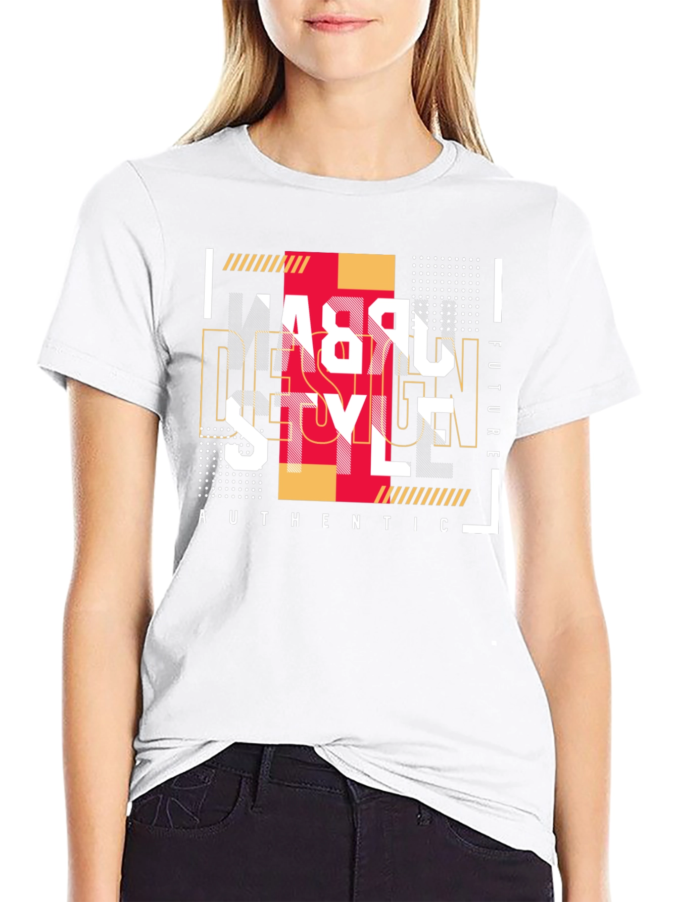 Urban Style Graphic Print Black T-Shirt