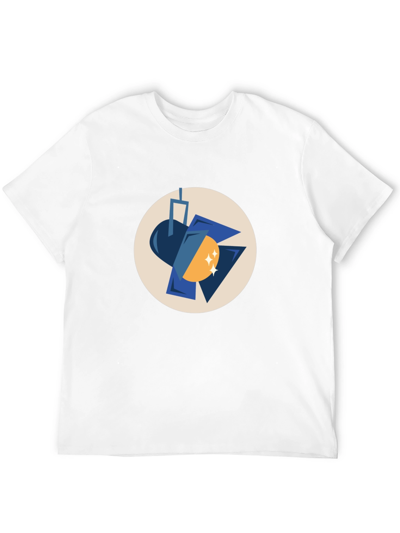 Spotlight Graphic Print Black T-Shirt