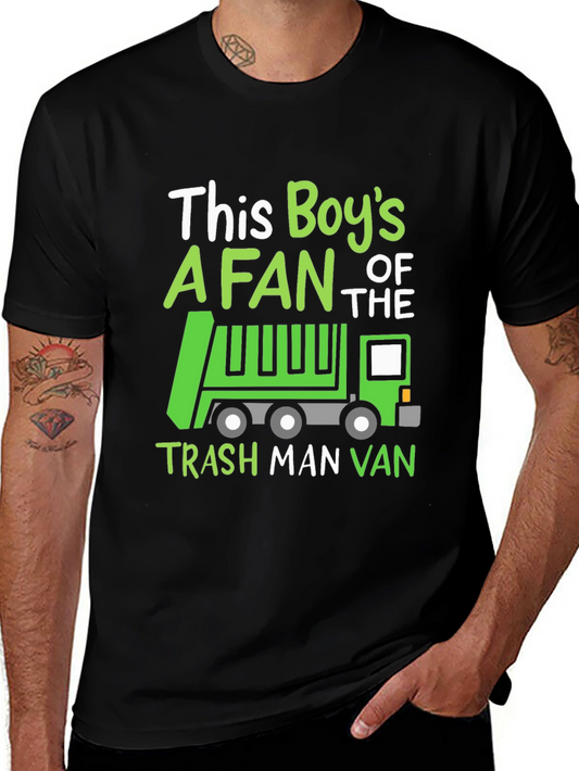 Boys Trash Truck Fan T-Shirt