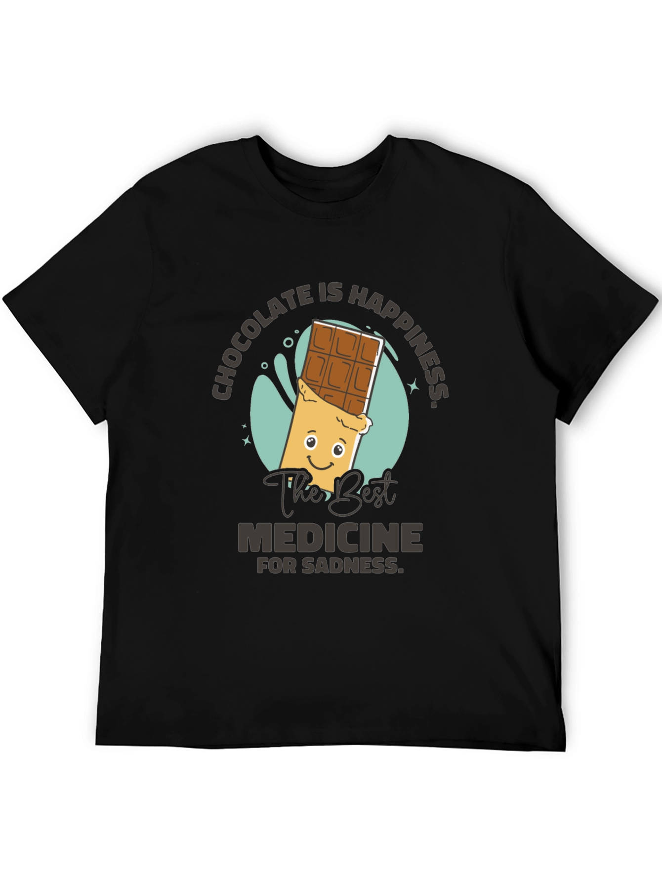 Chocolate is Happiness Graphic T-Shirt