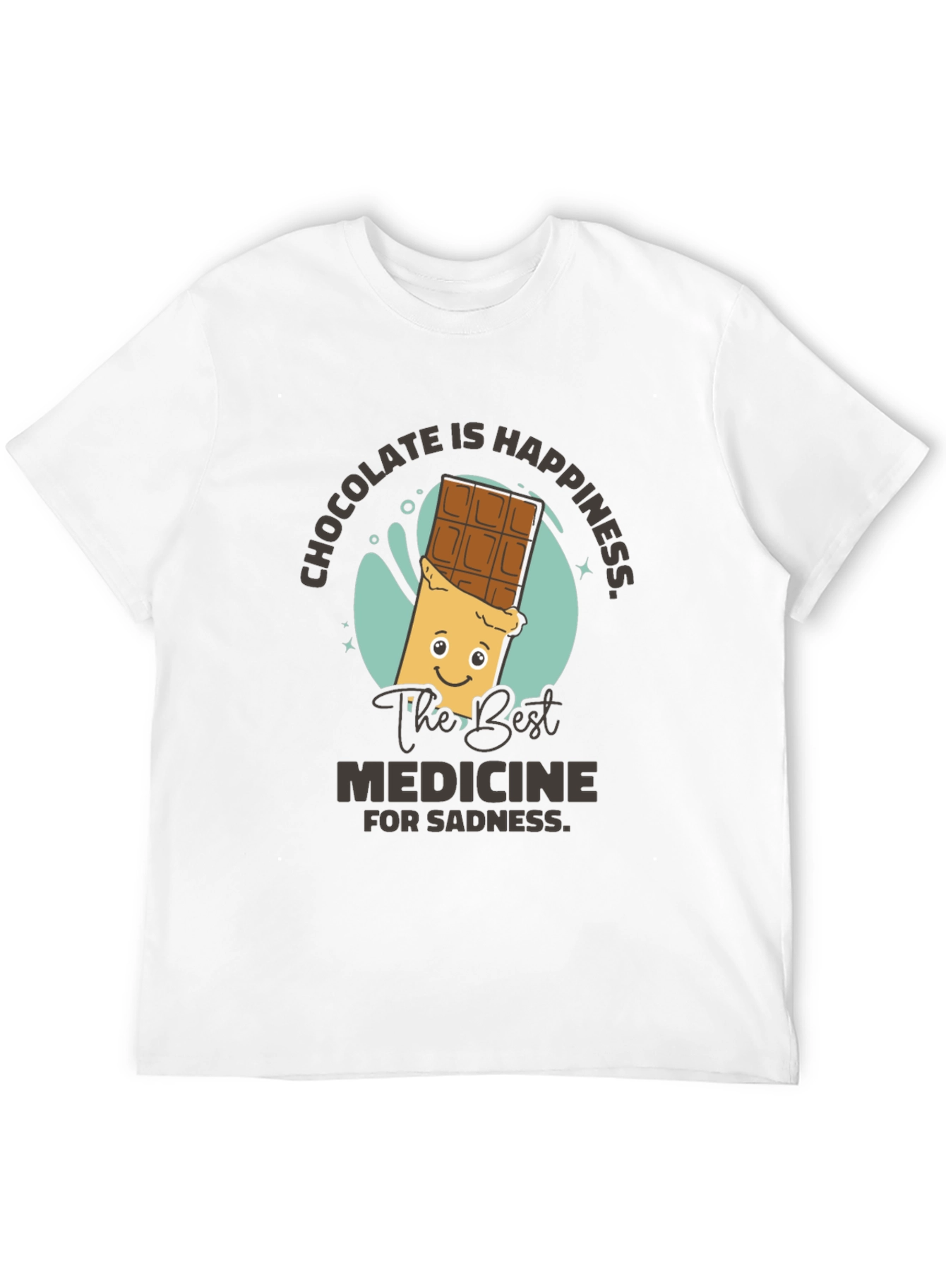 Chocolate is Happiness Graphic T-Shirt