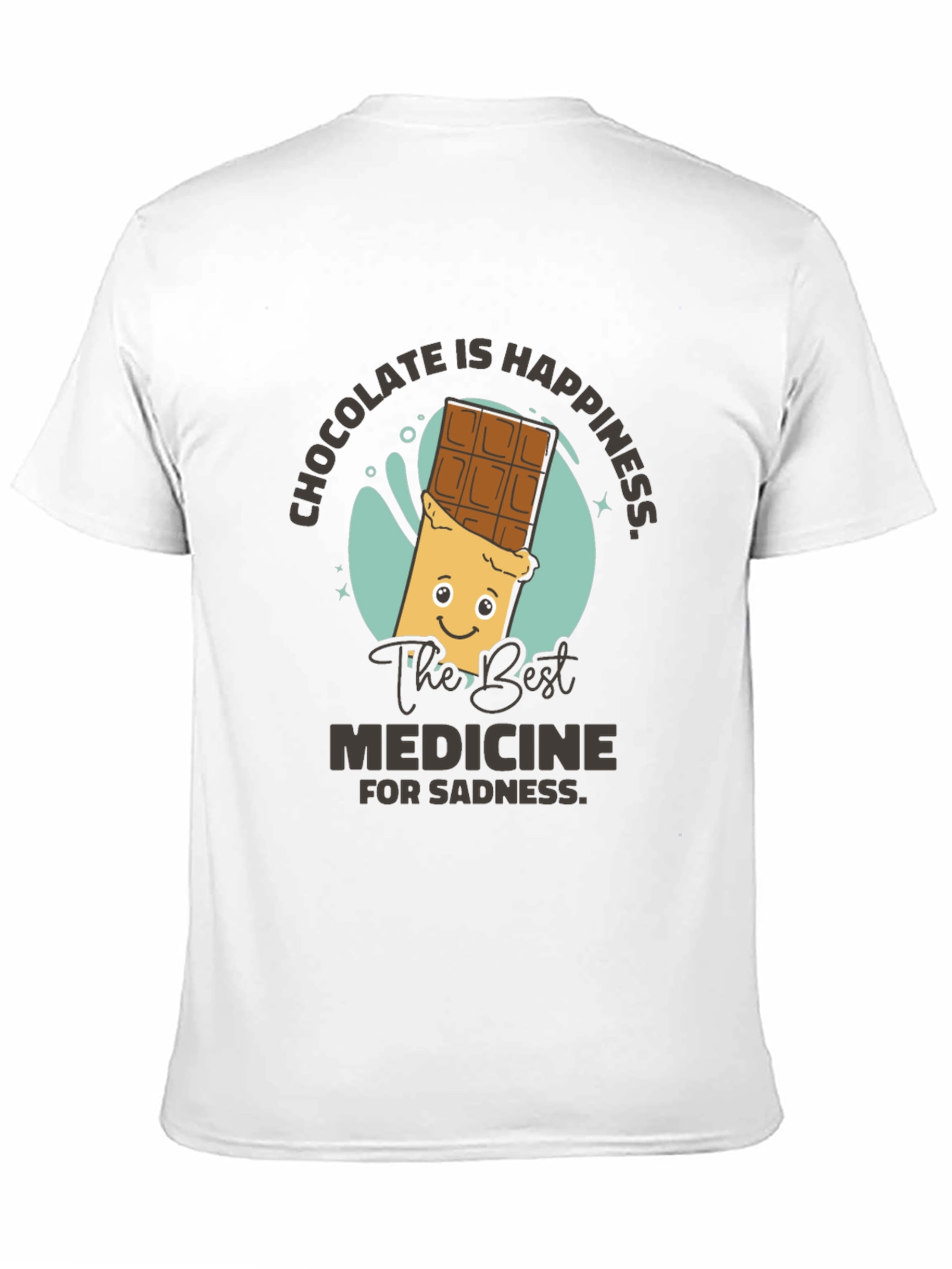 Chocolate is Happiness Graphic T-Shirt