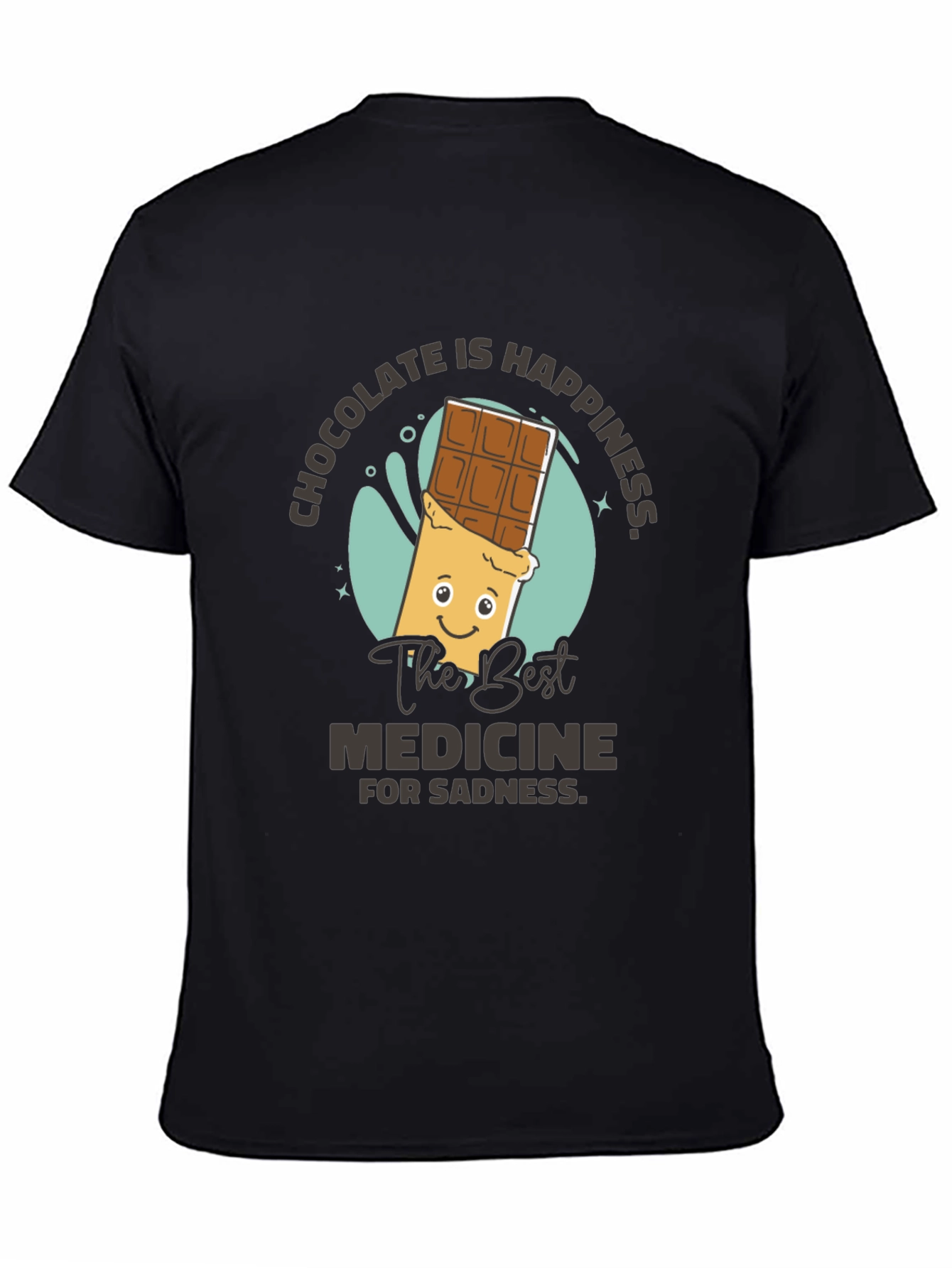 Chocolate is Happiness Graphic T-Shirt