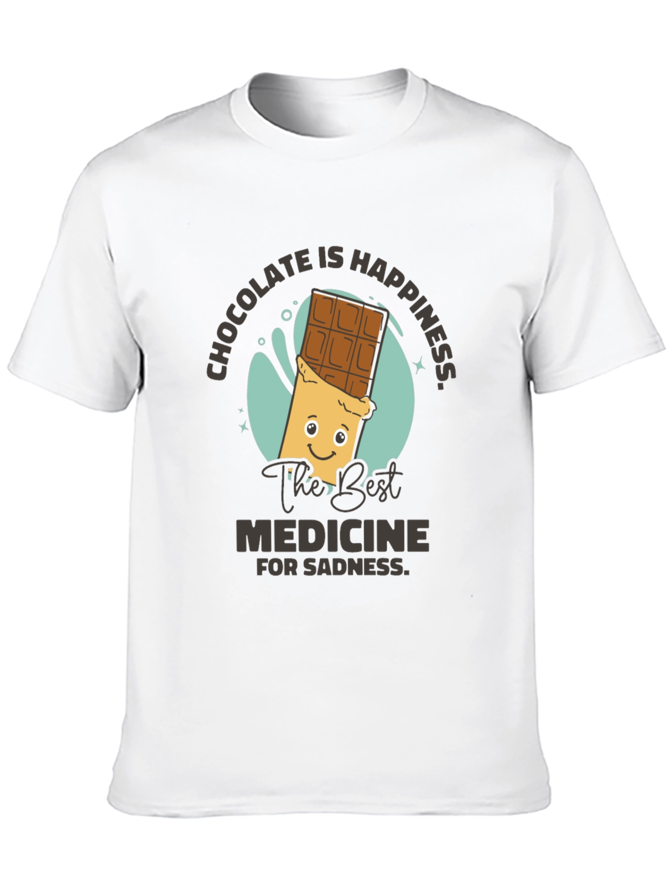 Chocolate is Happiness Graphic T-Shirt