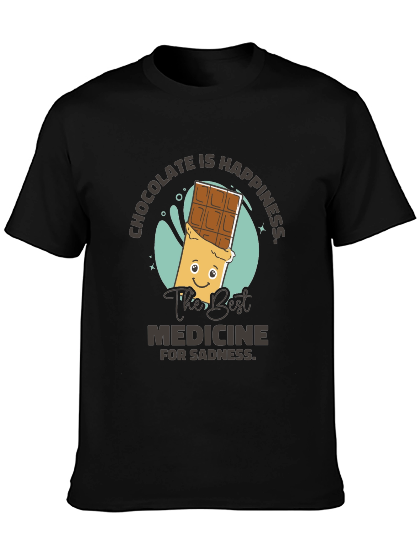 Chocolate is Happiness Graphic T-Shirt
