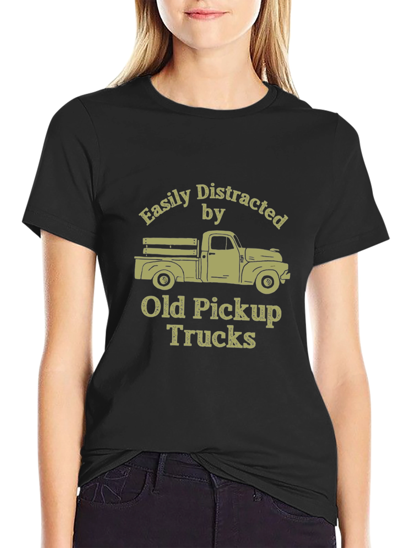Easily Distracted by Old Pickup Trucks T-Shirt