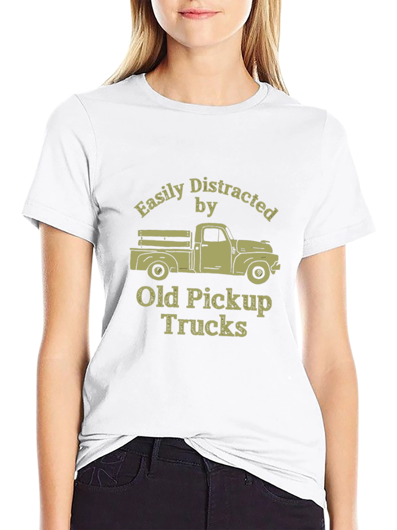 Easily Distracted by Old Pickup Trucks T-Shirt