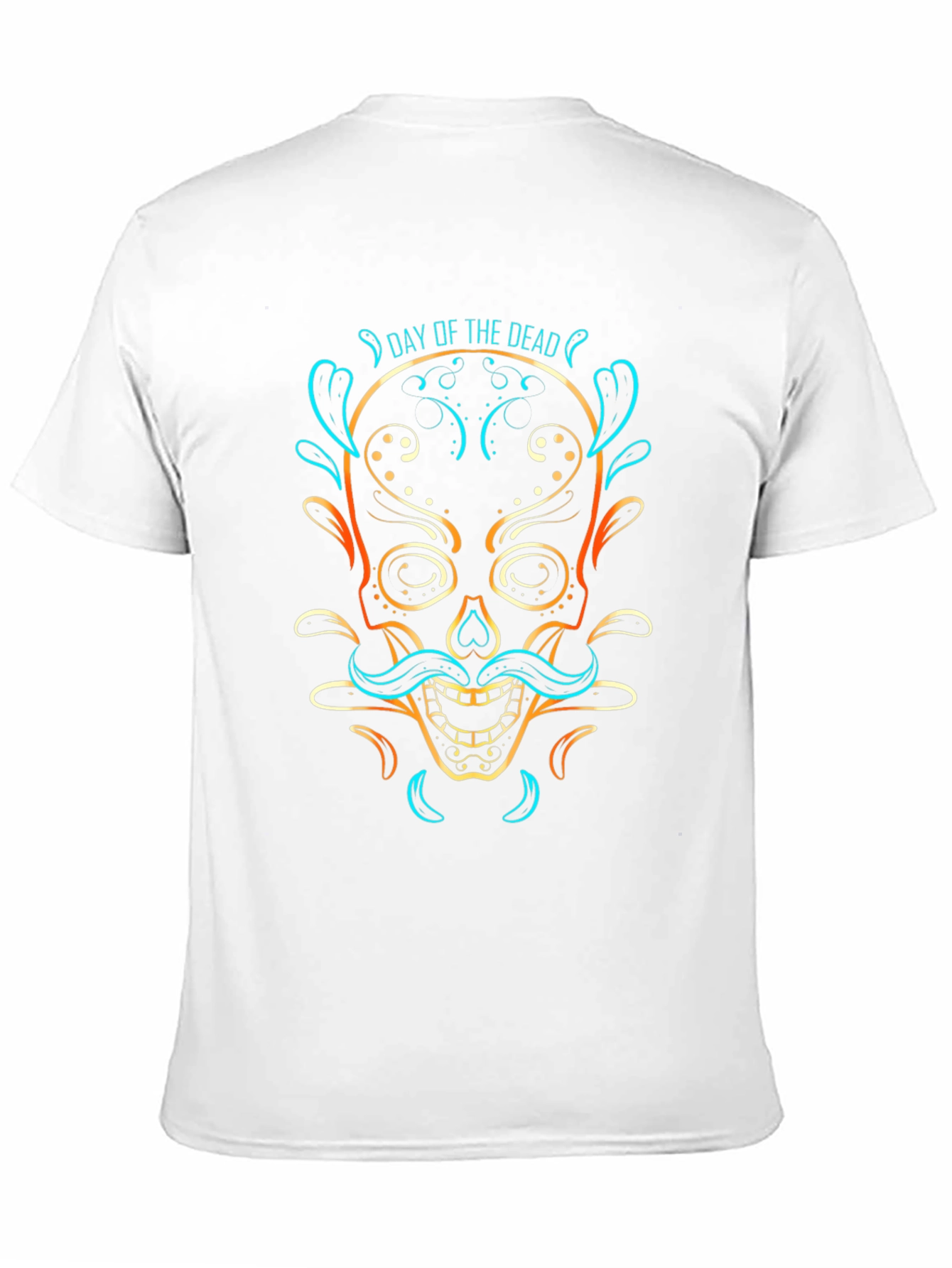 Day of the Dead Skull Graphic T-Shirt