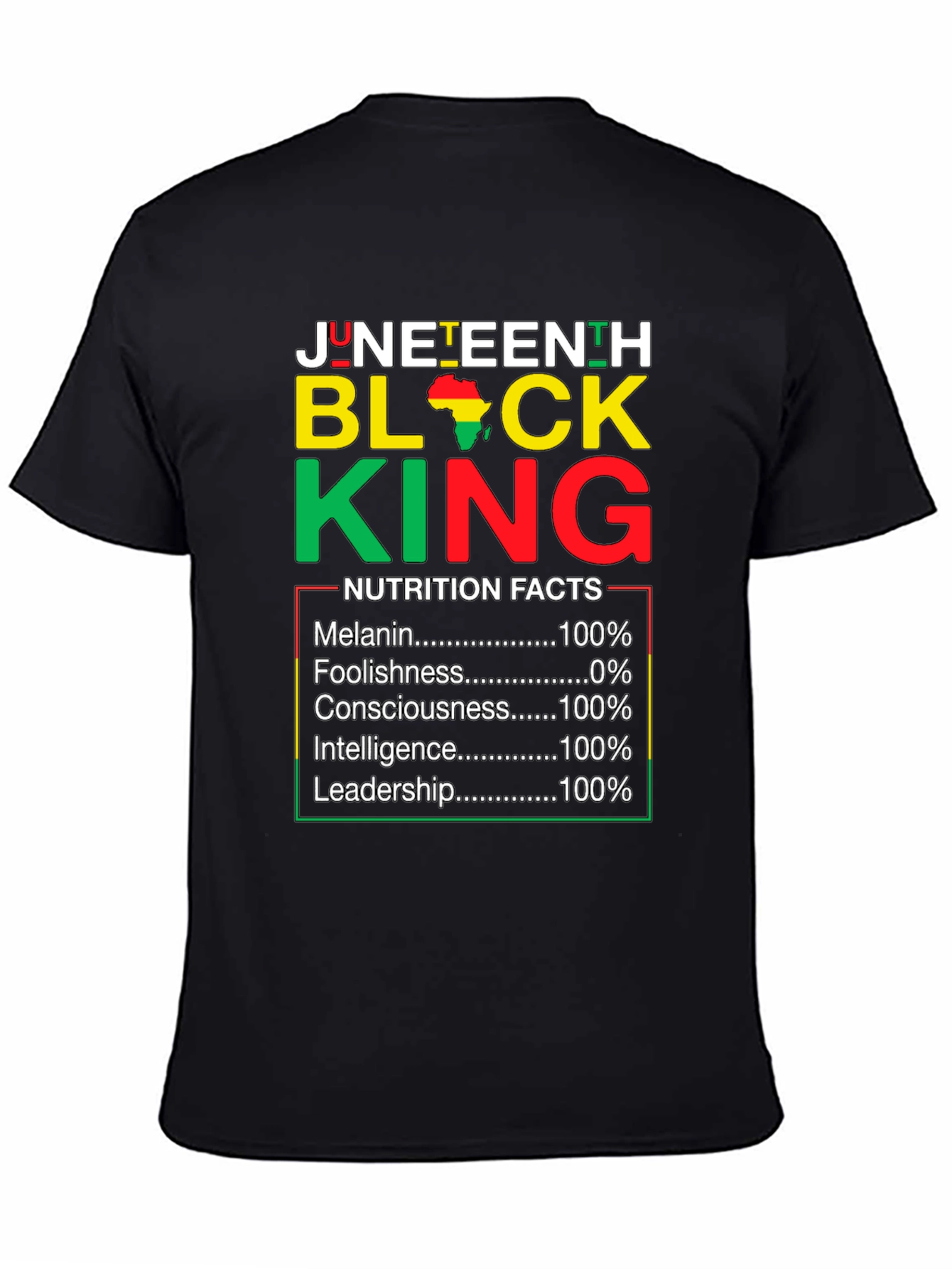 Juneteenth Black King T-Shirt