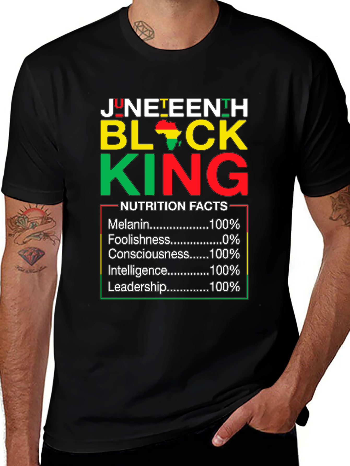 Juneteenth Black King T-Shirt