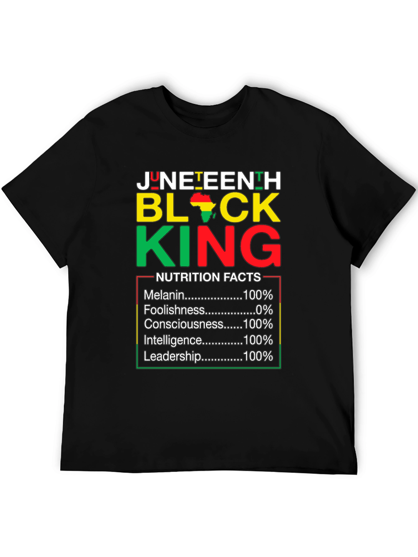 Juneteenth Black King T-Shirt